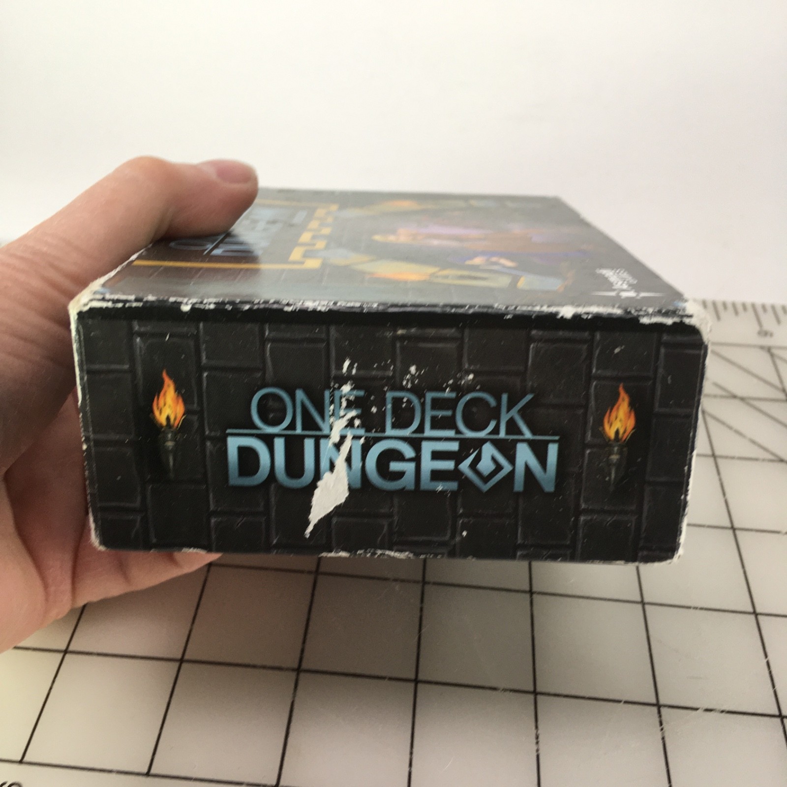 One Deck Dungeon Cooperative Dice Game for 1-2 Players Adventure BOX HAS WEAR