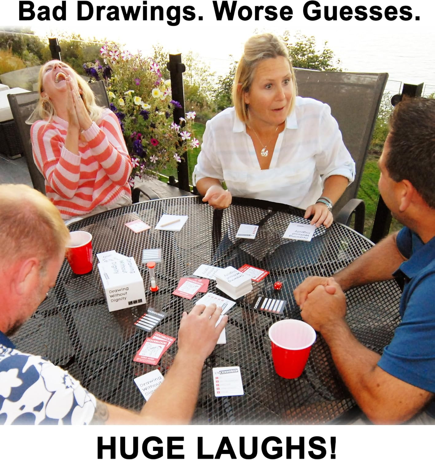 Drawing Without Dignity Party Drawing Game – Hilarious Sketching Game for Grown-