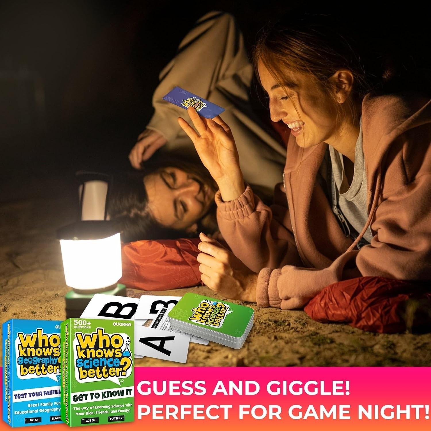 Family Quiz Night Game Bundle – History, Geography, Science