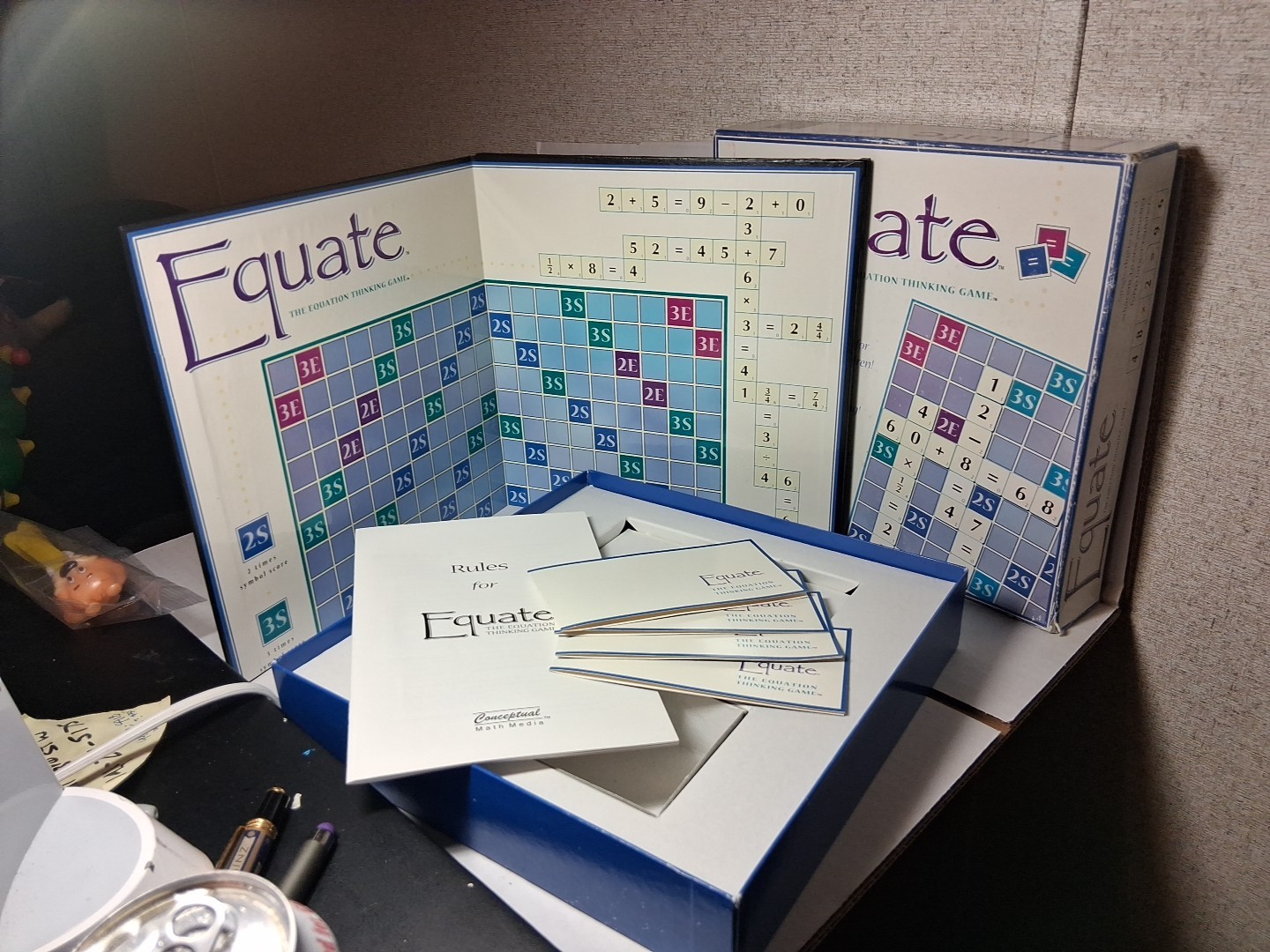 Equate The Equation Thinking Math Board Game Educational For REPLACEMENT PARTS