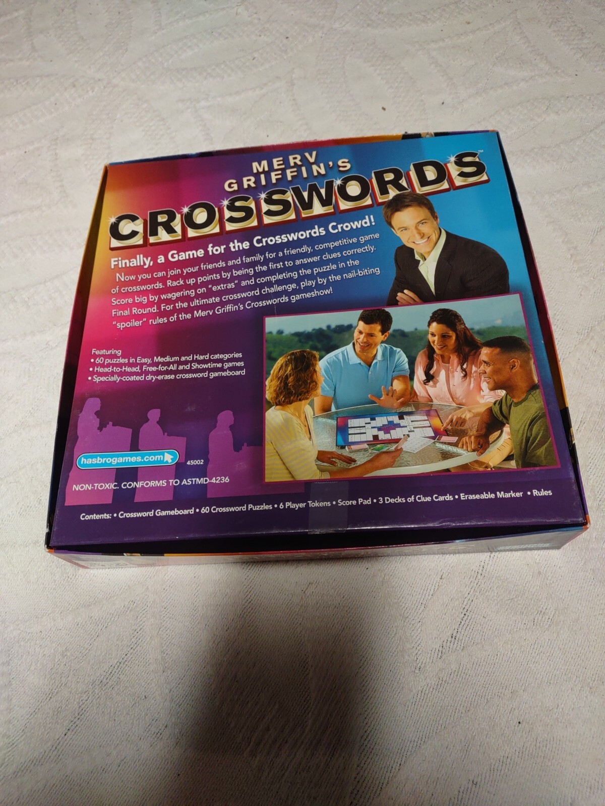 Merv Griffin’s Crosswords Social Wordplay Board Game 2008 Parker Brothers