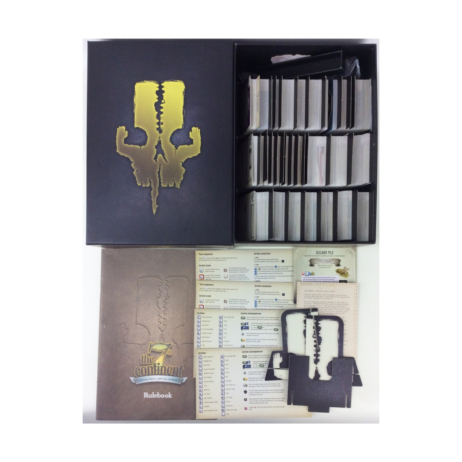 Board Game 7th Continent Collection #22 – Base Game + 5 Expansions! EX
