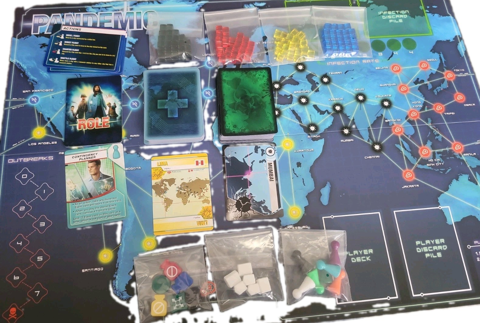 Pandemic Board Strategy Cooperative Game, Complete, Great Condition.