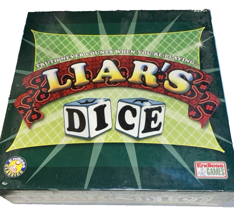 SEALED NEW Liar’s Dice Endless Board Games Family Fun Party Night