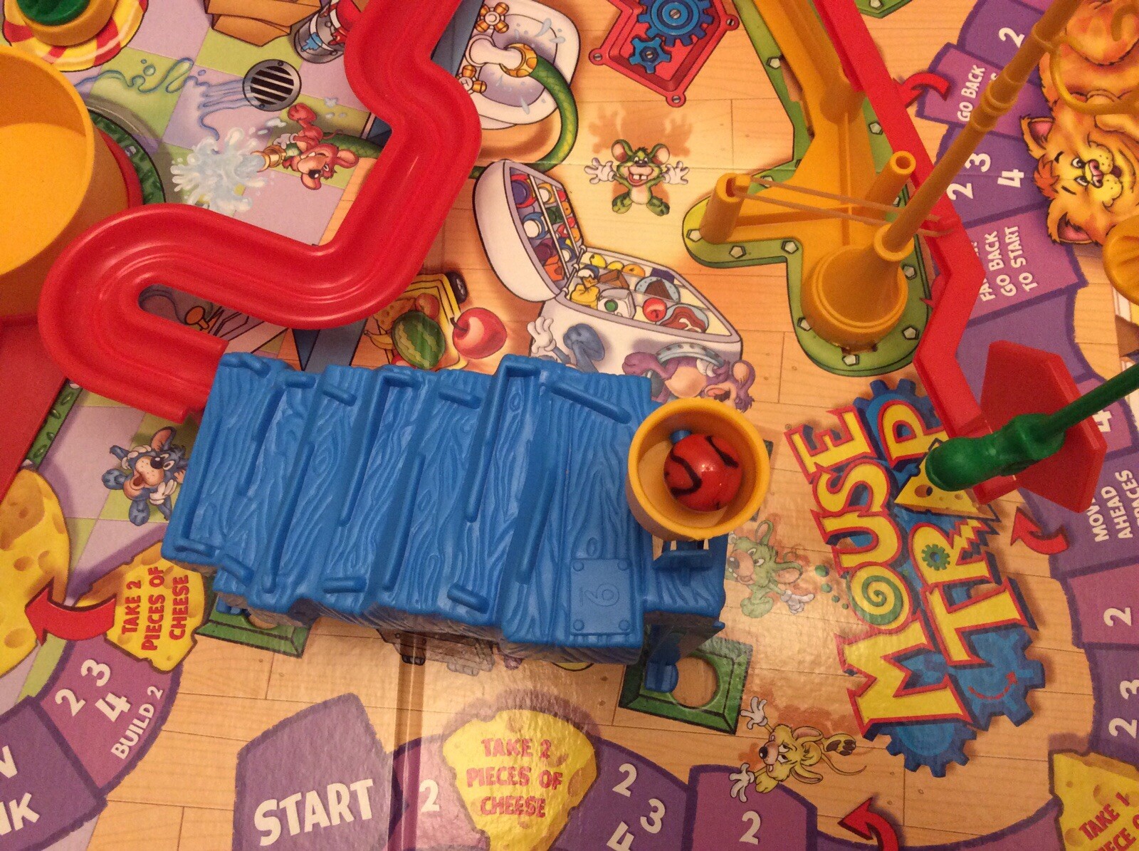 Vintage 2005 Milton Bradley ~ MOUSE TRAP BOARD GAME No Marble, Instructions Incl
