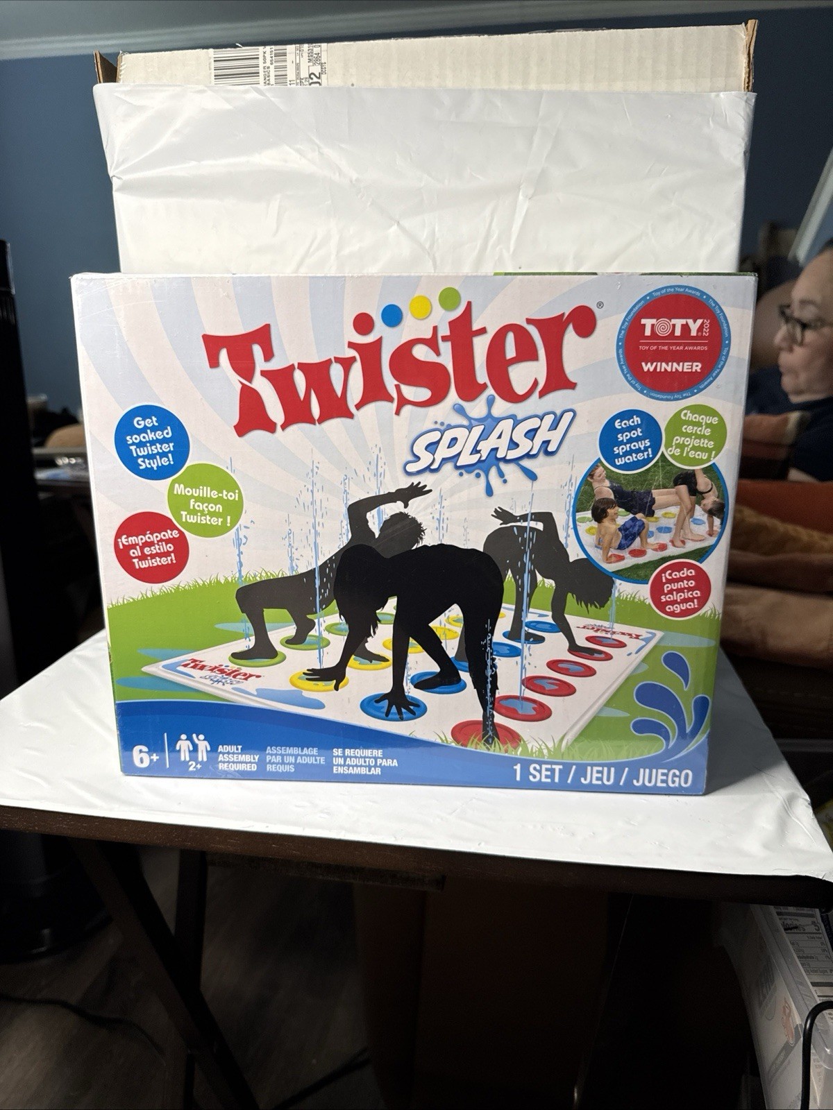 Hasbro Twister & Operation Splash Games Family Bundle Multicolor Outdoor NWT