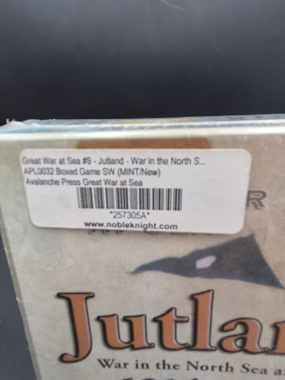 Avalanche Press Great War At Sea Jutland War In The North Sea NEW Board Game