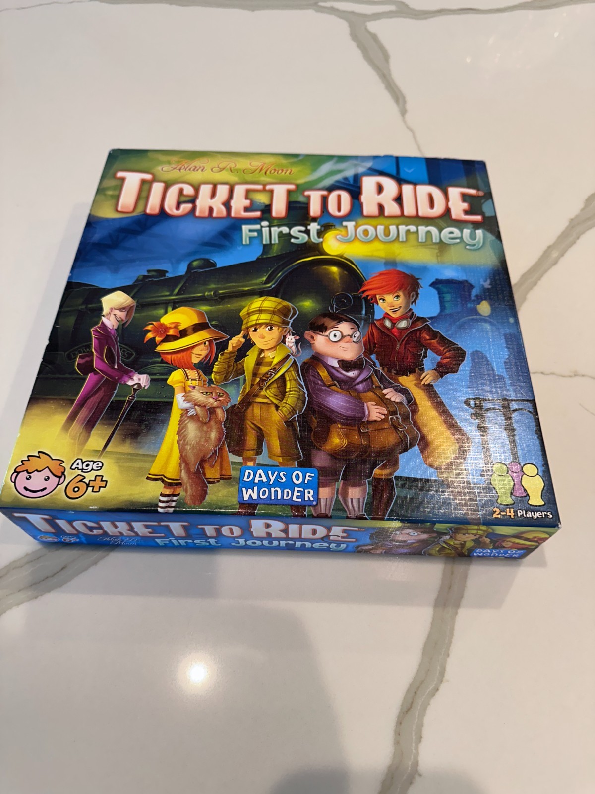 Ticket to Ride First Journey Board Game, Days of Wonder Complete