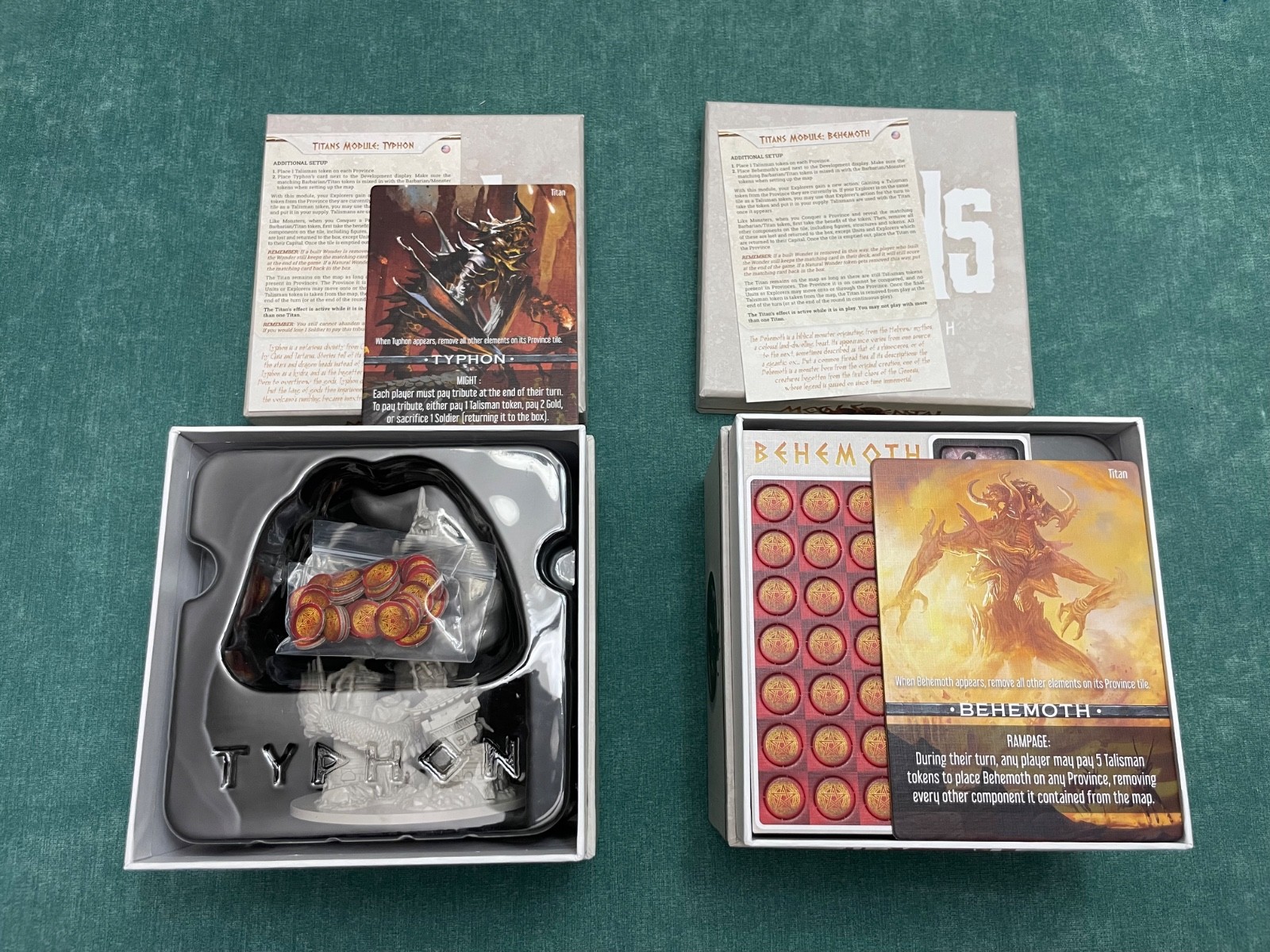 Monumental Board Game Warlord Gameplay Bundle – Extras, Player Mats, Duel