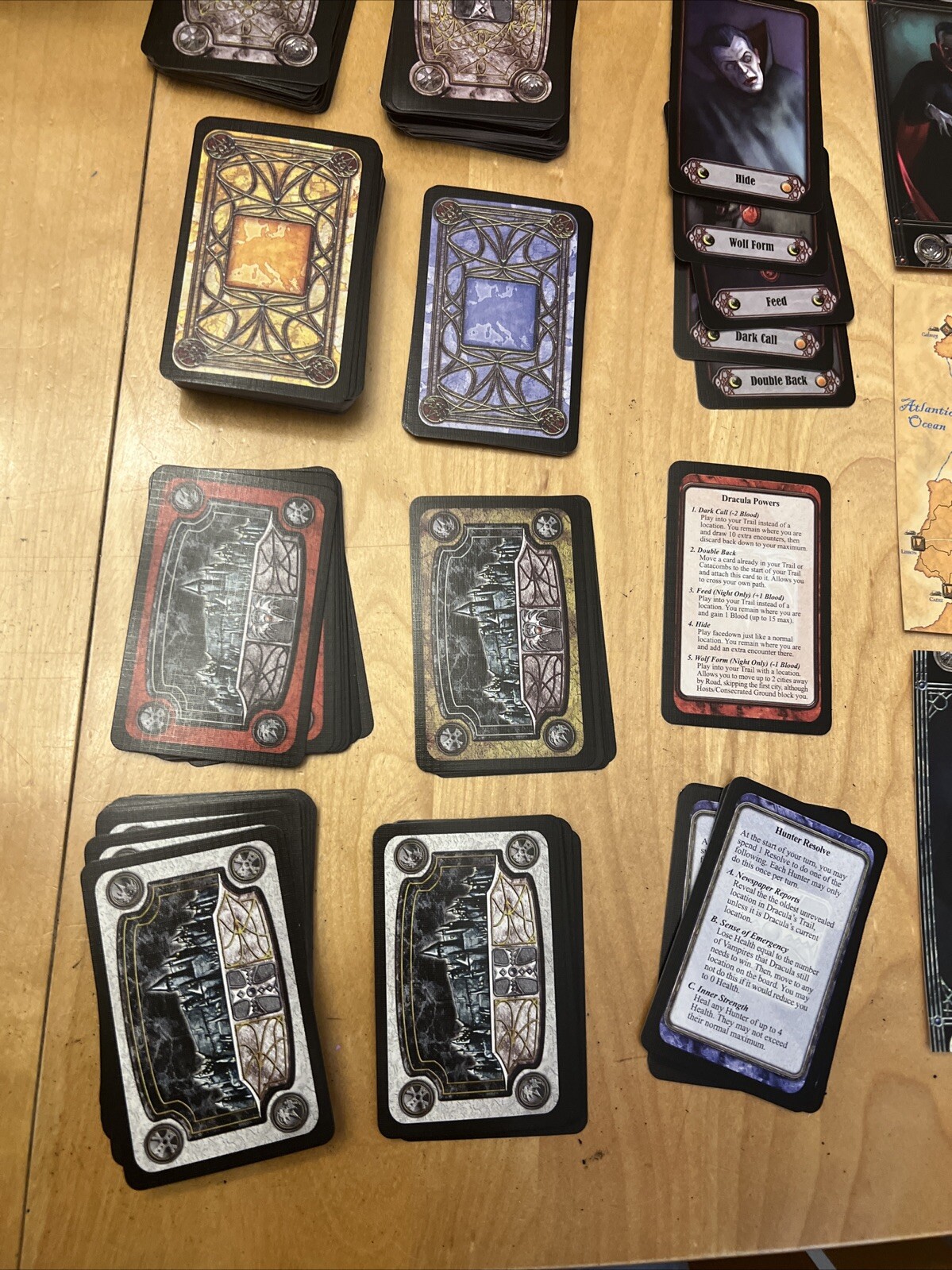 Fury Of Dracula Gothic Horror Board Game Fantasy Flight Games EUC Age 10+