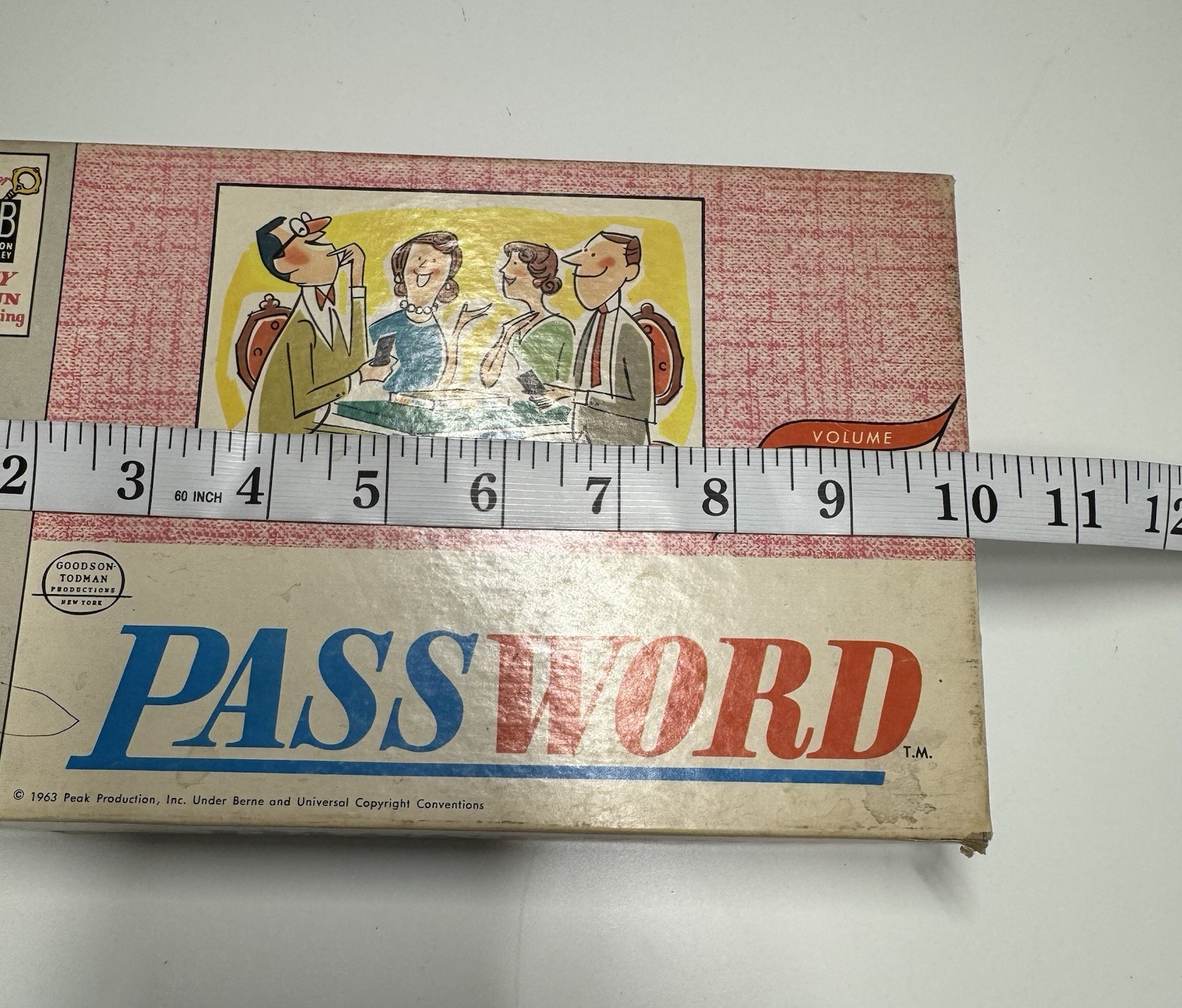 Vintage (1963) Password Milton Bradley Board Game #4260