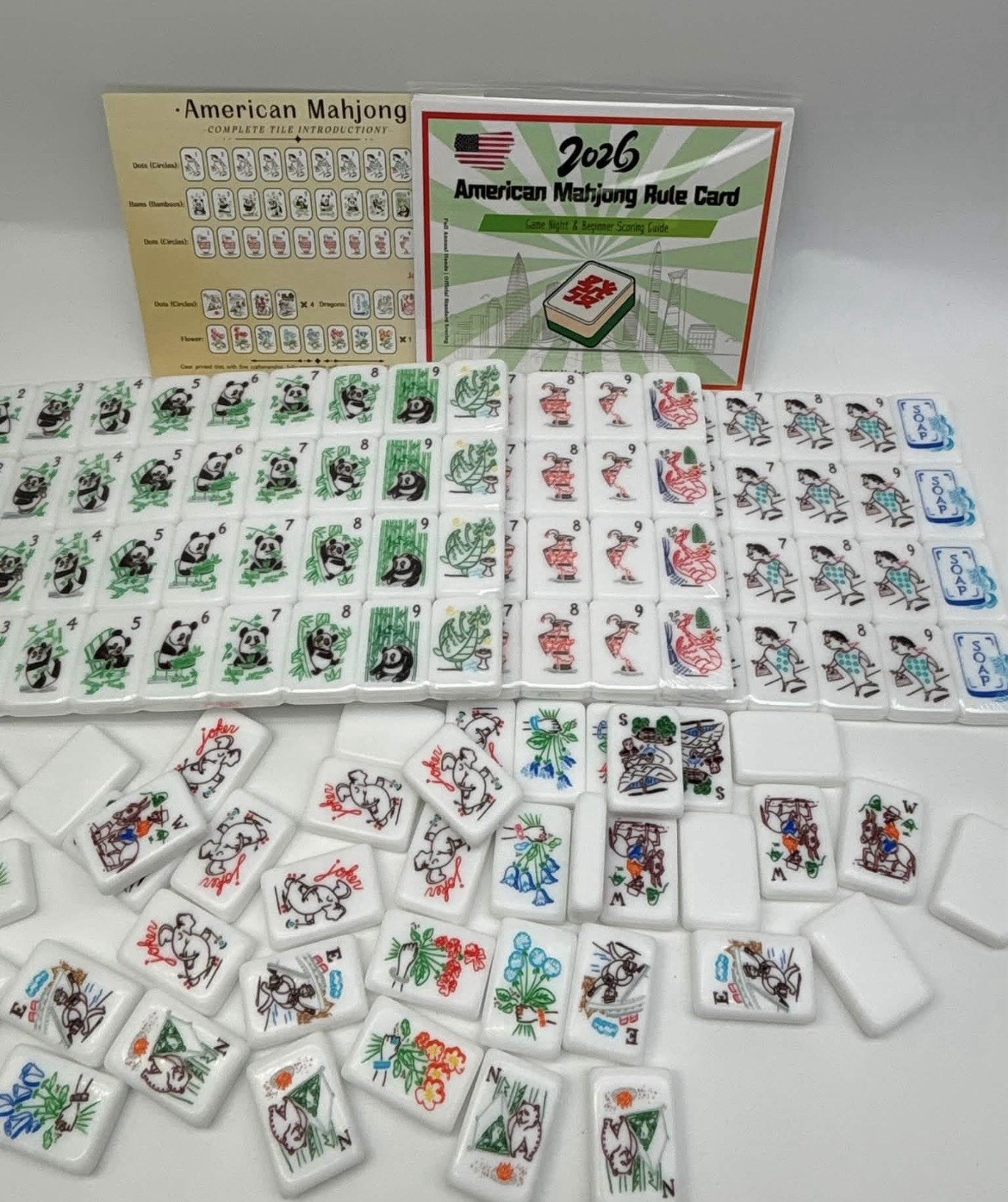 TRACH/BACH Inspired American Mahjong Tiles