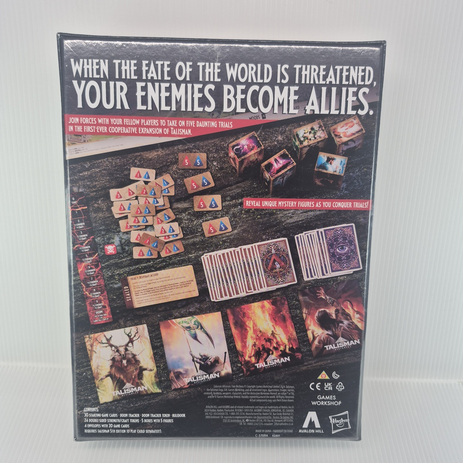 Hasbro Talisman Alliances Fate Beckons Board Game Talisman Expansion Co-op Game