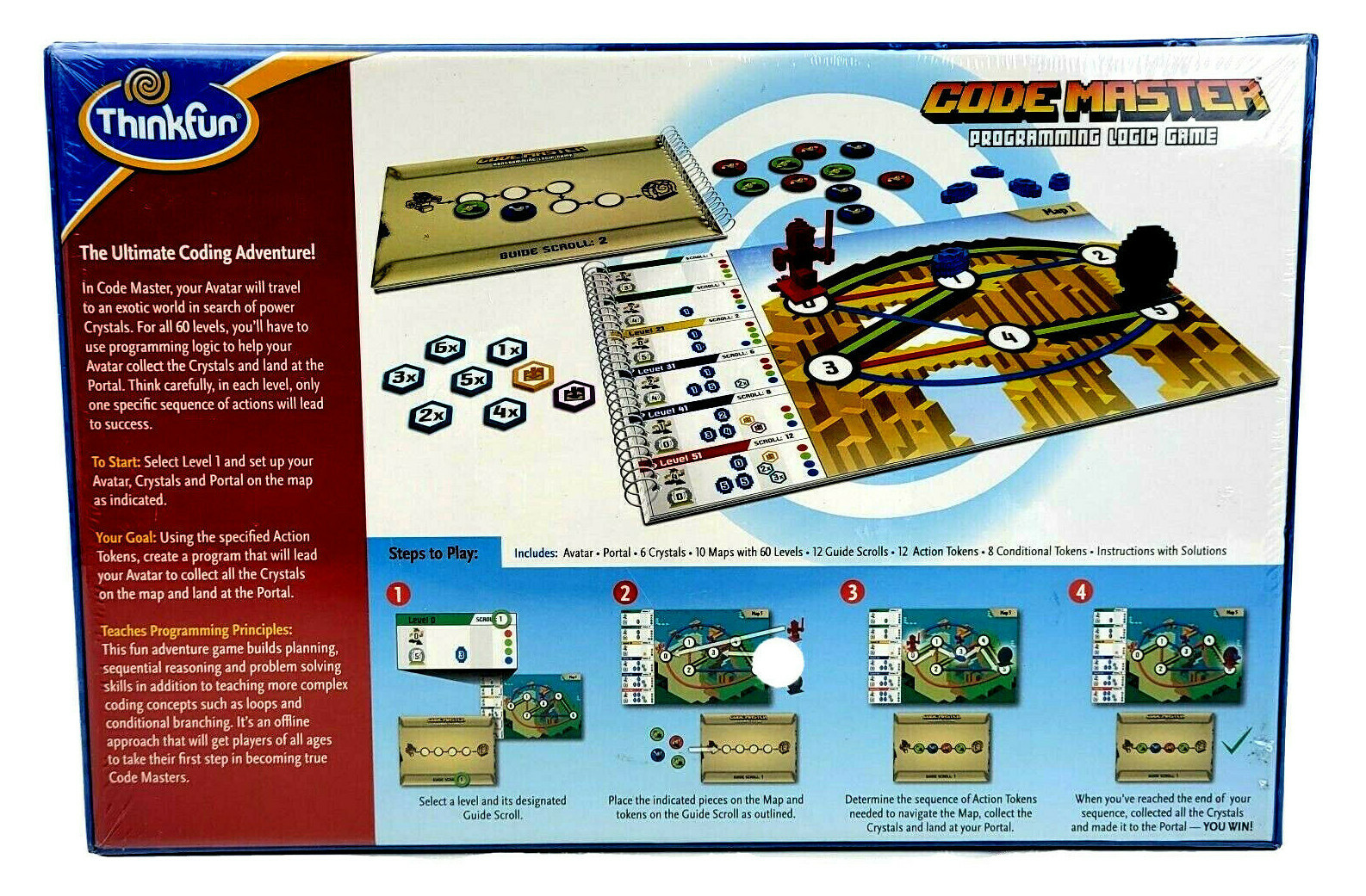 Code Master Programming Logic Game Think Fun Ignite your Mind NIB