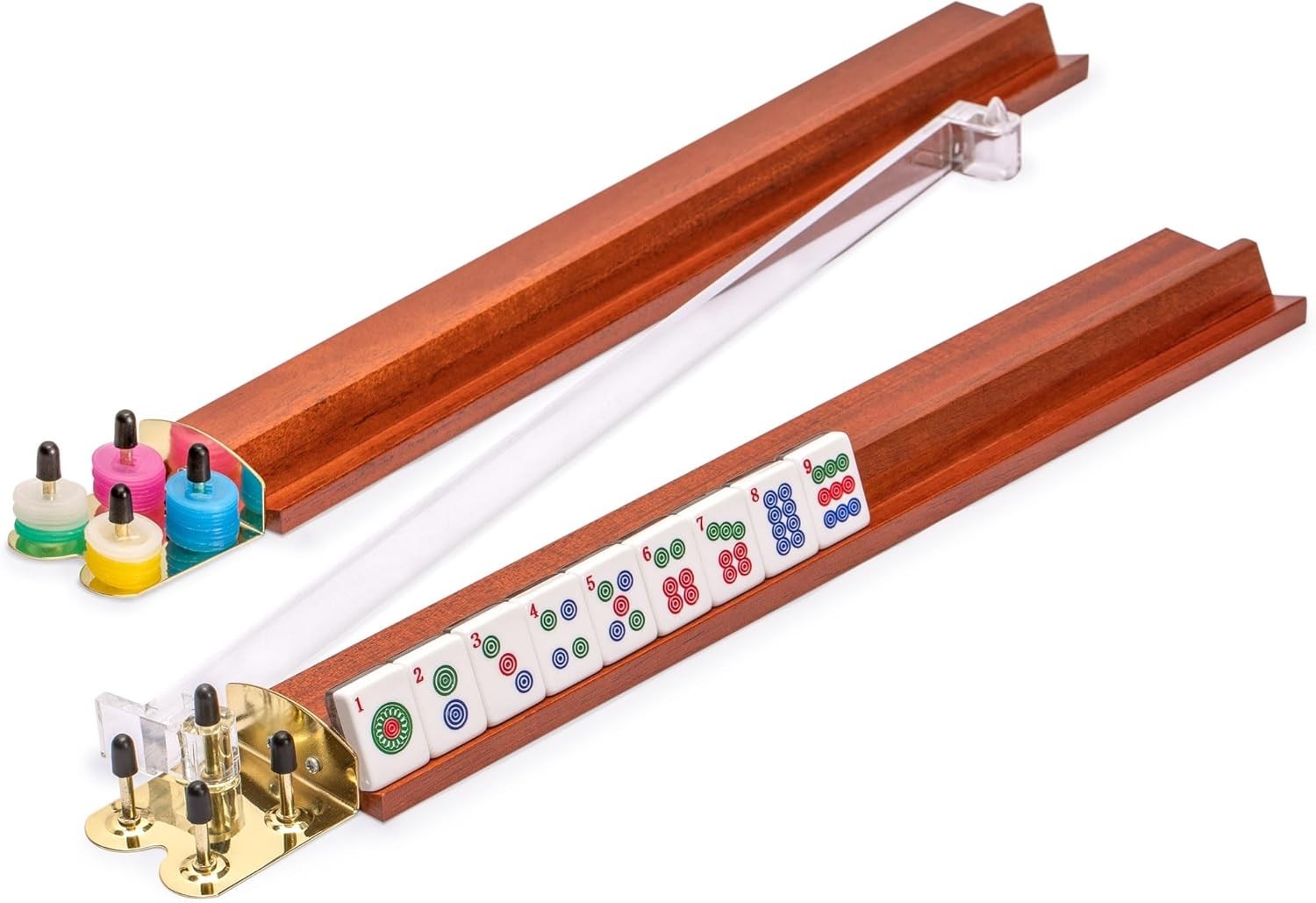 Scratch-Resistant Acrylic American Mahjong Set with Complete Accessories
