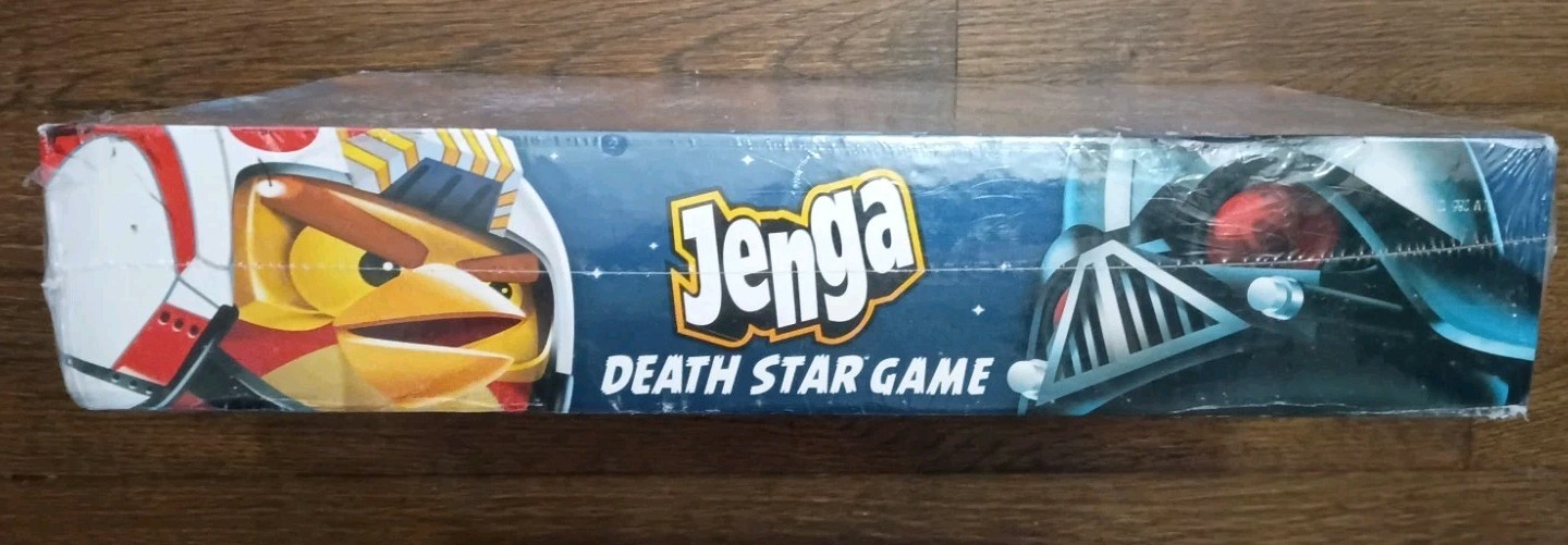 Angry Birds Star Wars Jenga Death Star Game NEW/Sealed **See Pics Of Packaging*