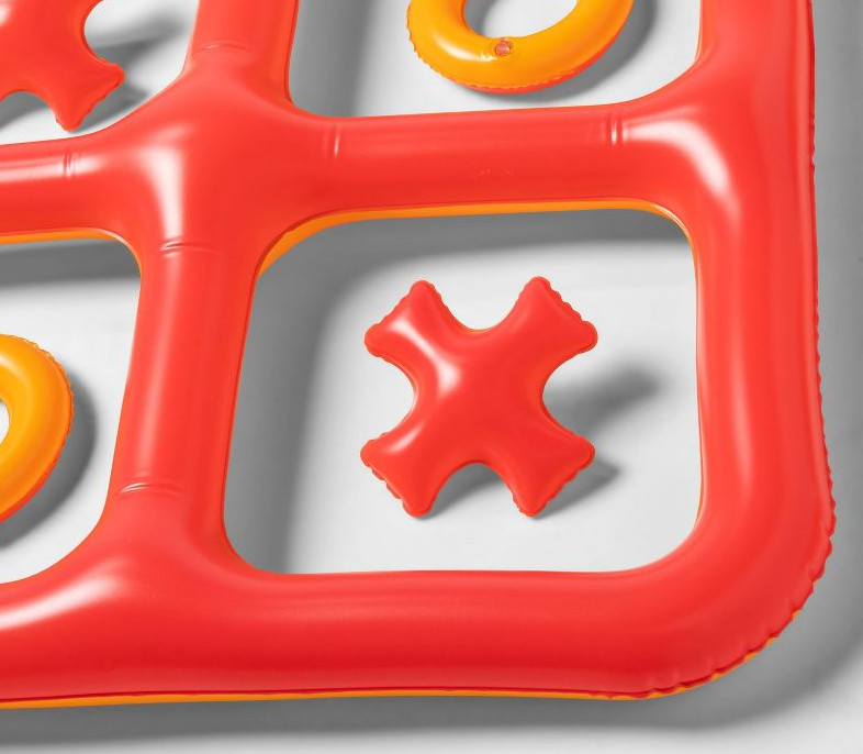 Sun Squad Inflatable Pool Game Tic Tac Toe 3 Foot 10 Inches NIB Beach Summer