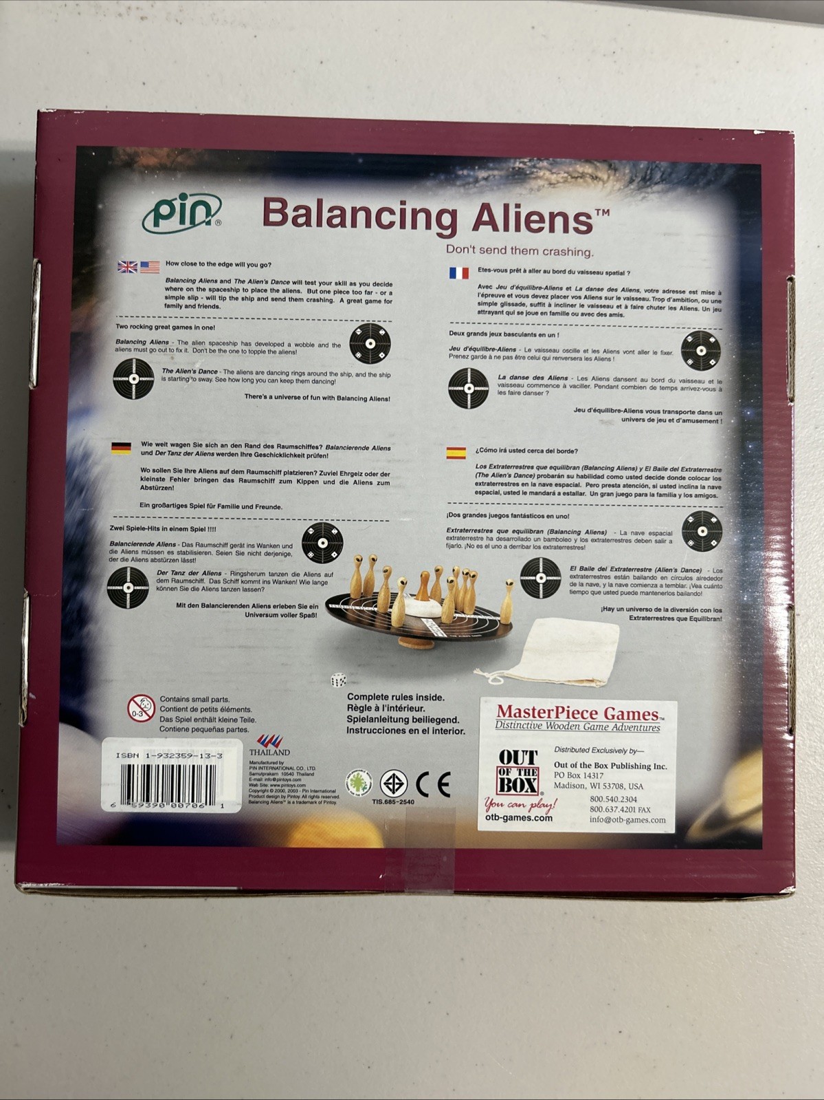 Balancing Aliens – How Close To The Edge Will You Go? (USED-Excellent) by PIN