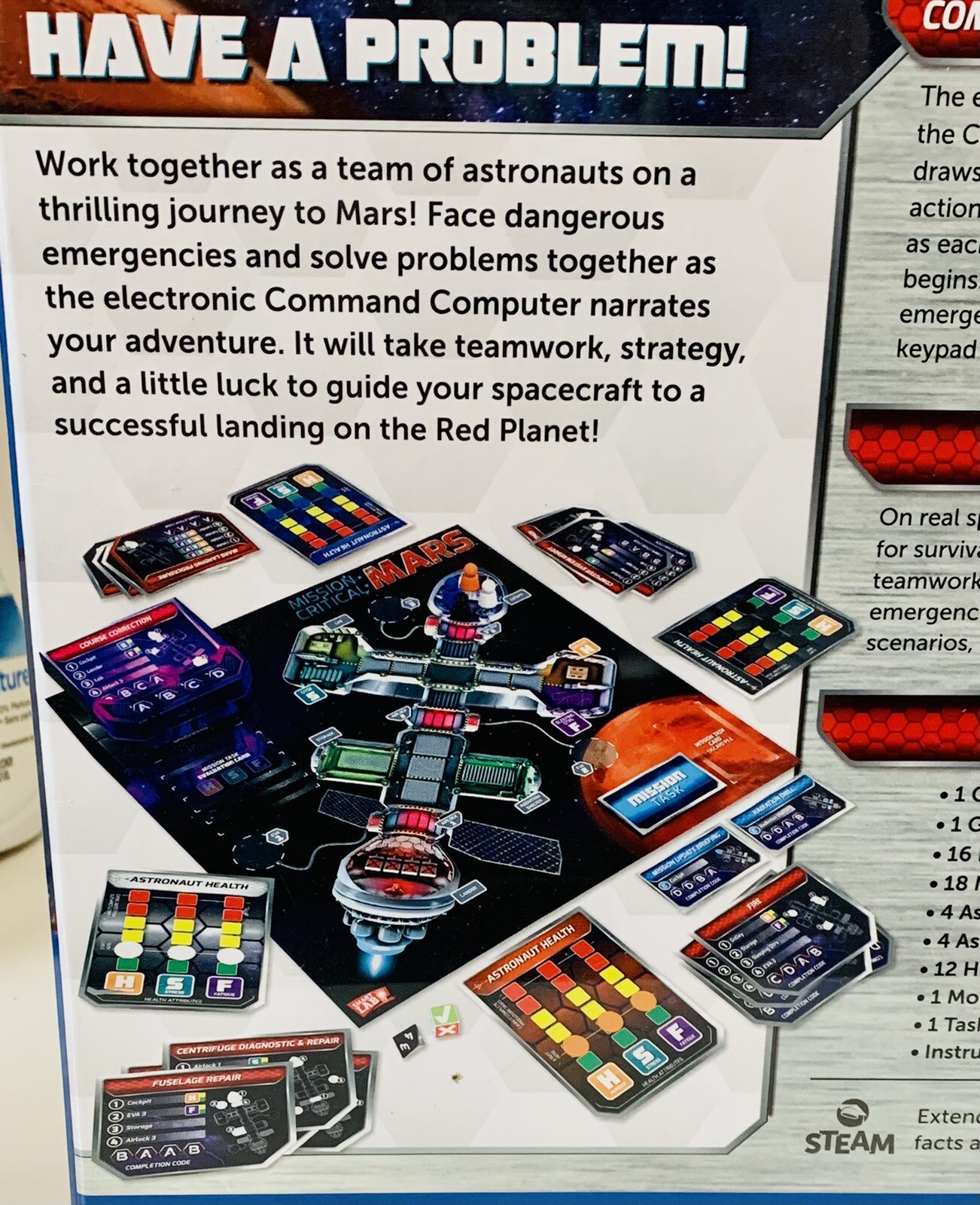 Smart Lab Mission Critical: Mars Space Adventure Game w/ Talking Computer – NEW