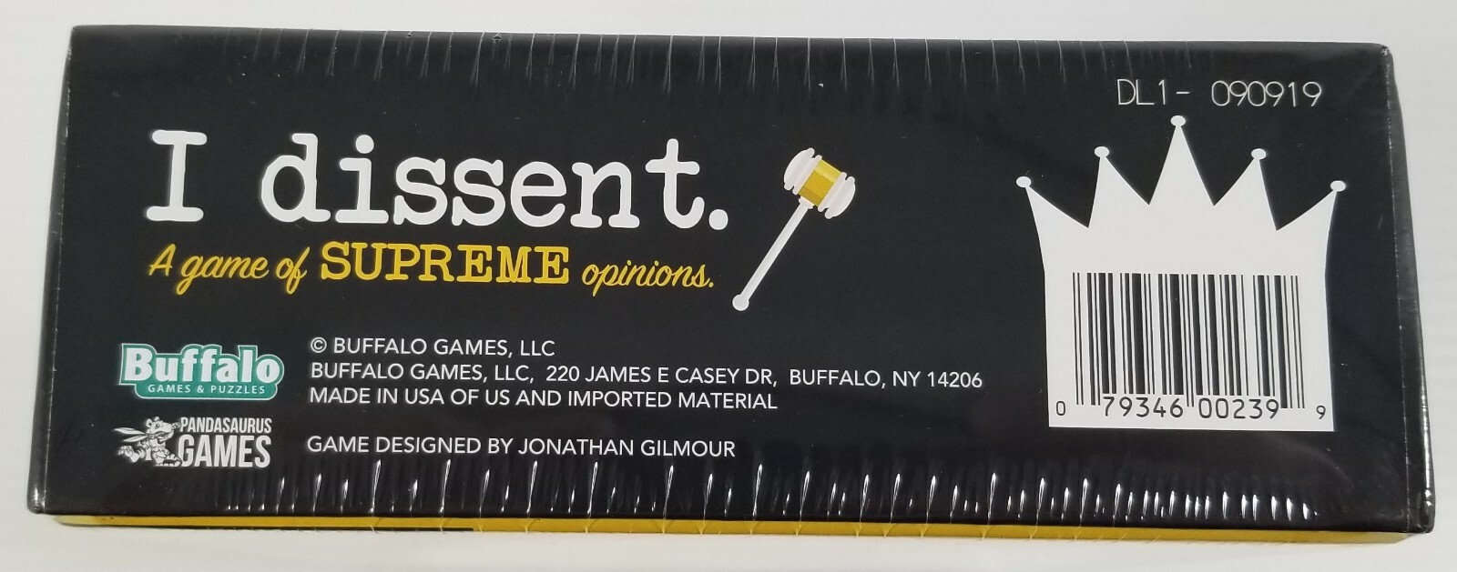 a5) I Dissent: A Game of Supreme Opinions – Board Game – Buffalo Games & Puzzles