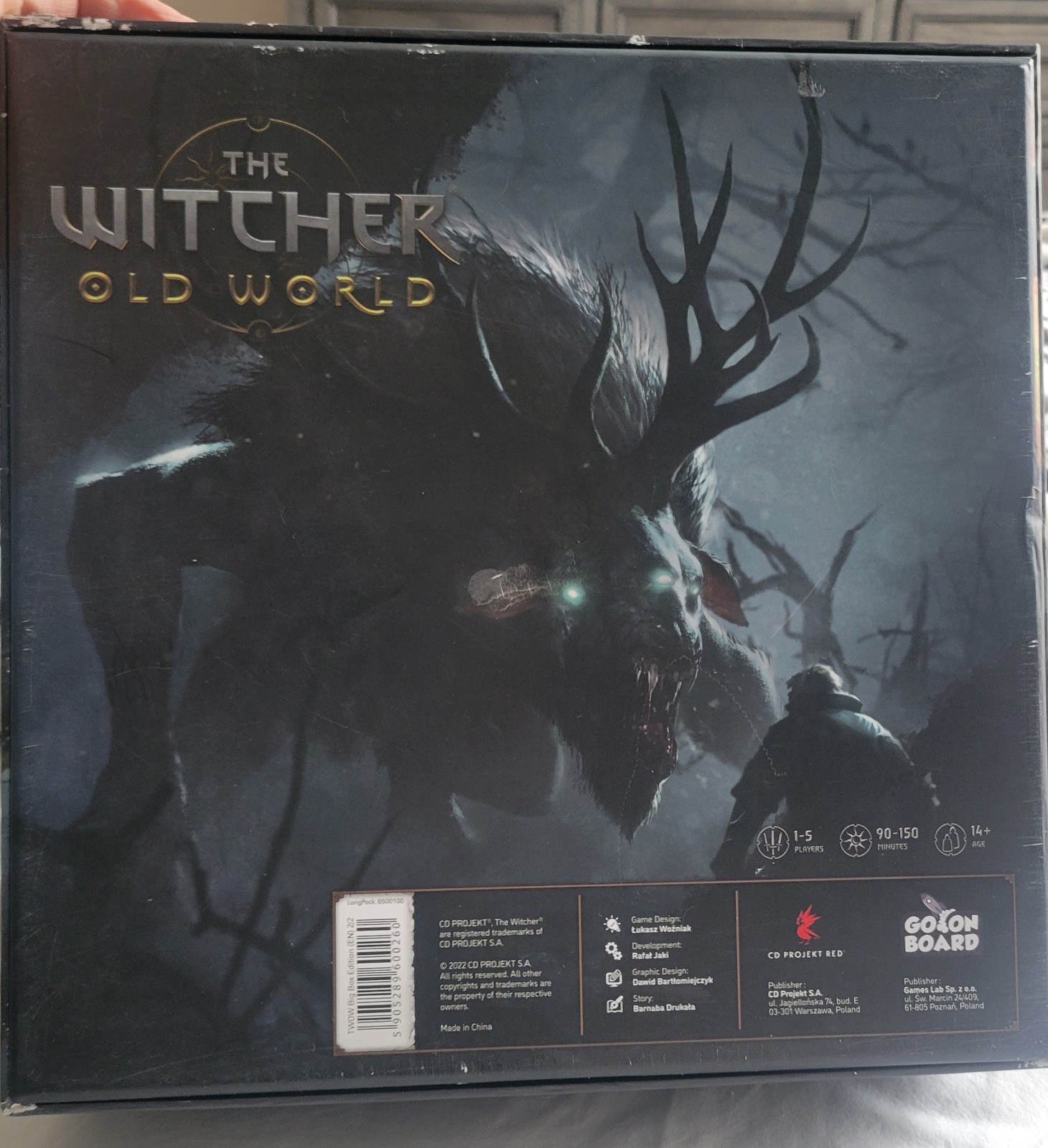 The Witcher Old World Game CD Projekt Red 2022 Incomplete But New Sealed Cards