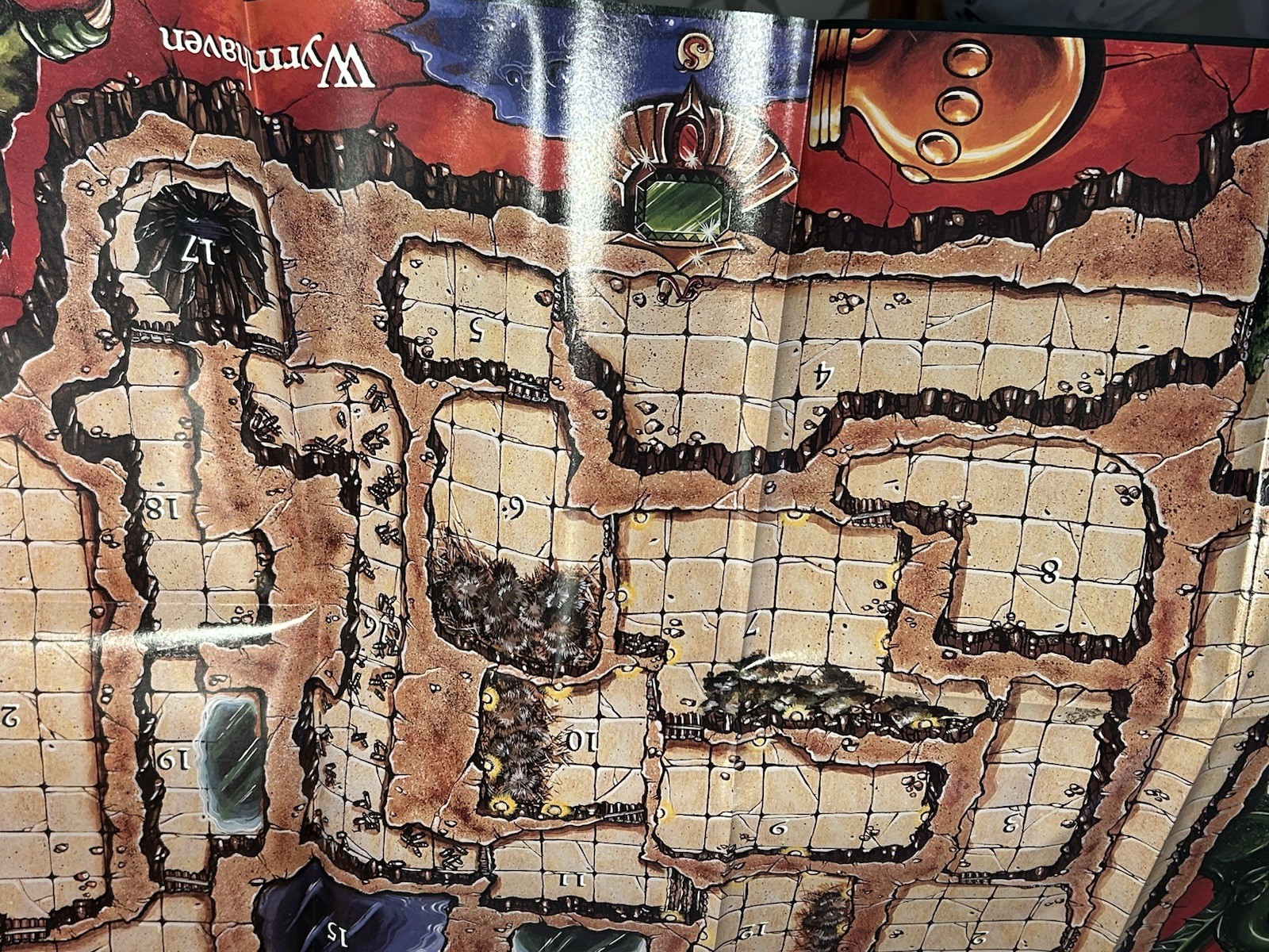 Vintage 1992 D&D Dungeons & Dragons TSR The Dragon’s Den 1073 Complete Unpunched