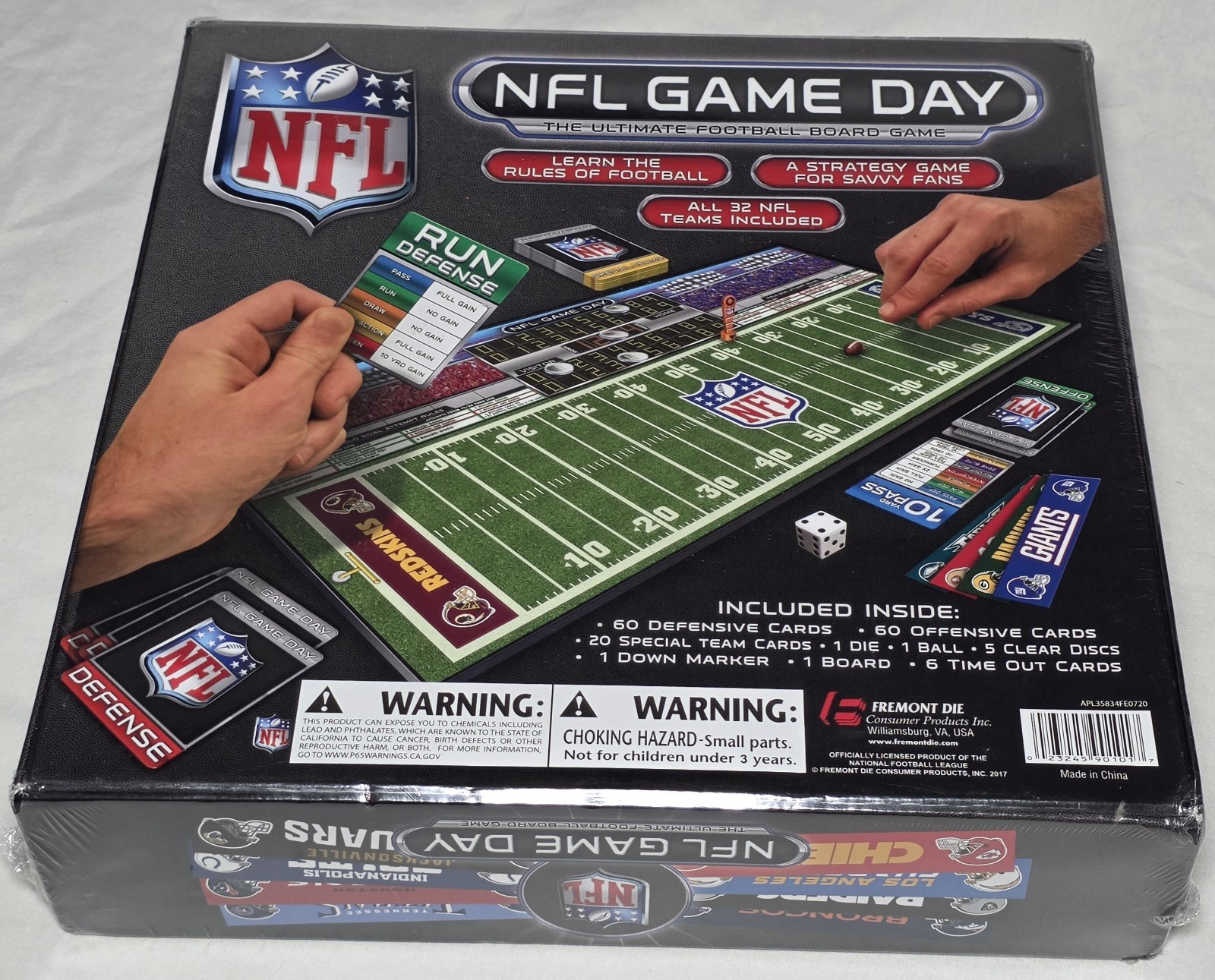 NFL Game Day The Ultimate Football Board Games Fremont Die New Sealed