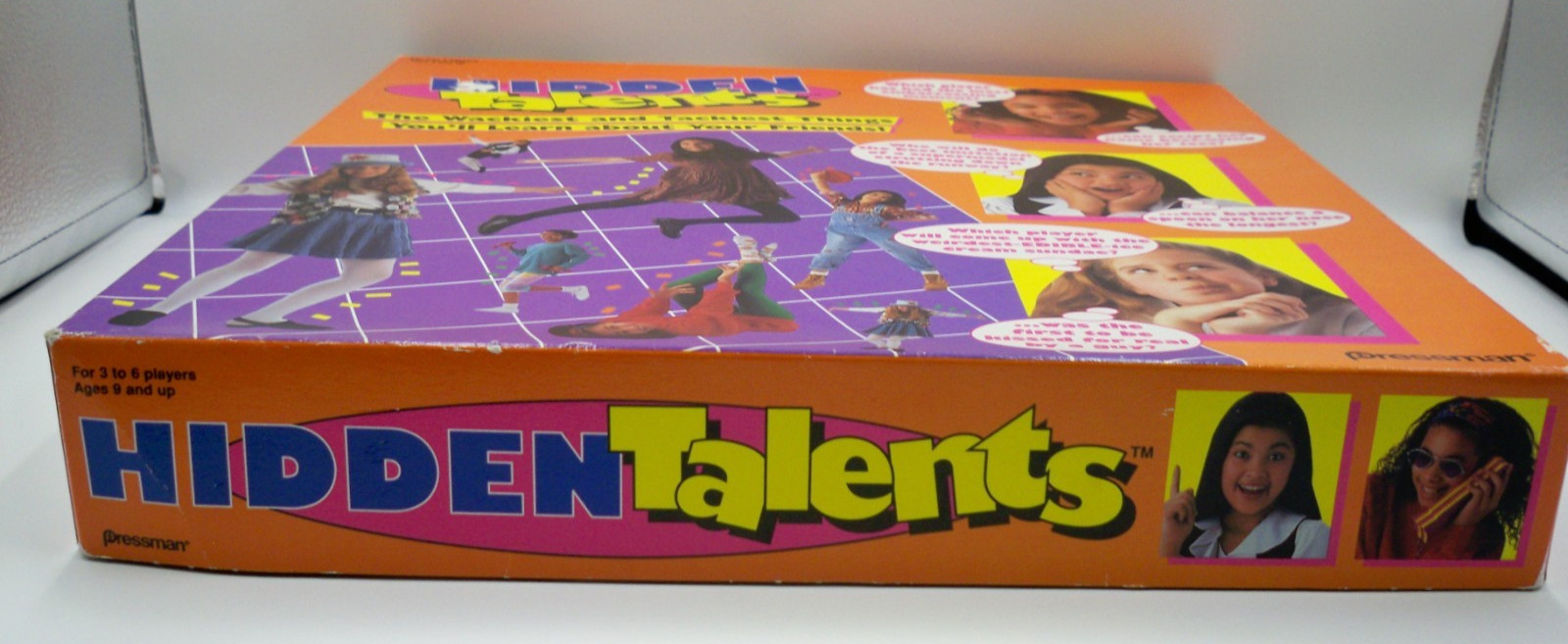 Vintage 1994 Hidden Talents Pressman Board Game Complete Teen Sleepover Party
