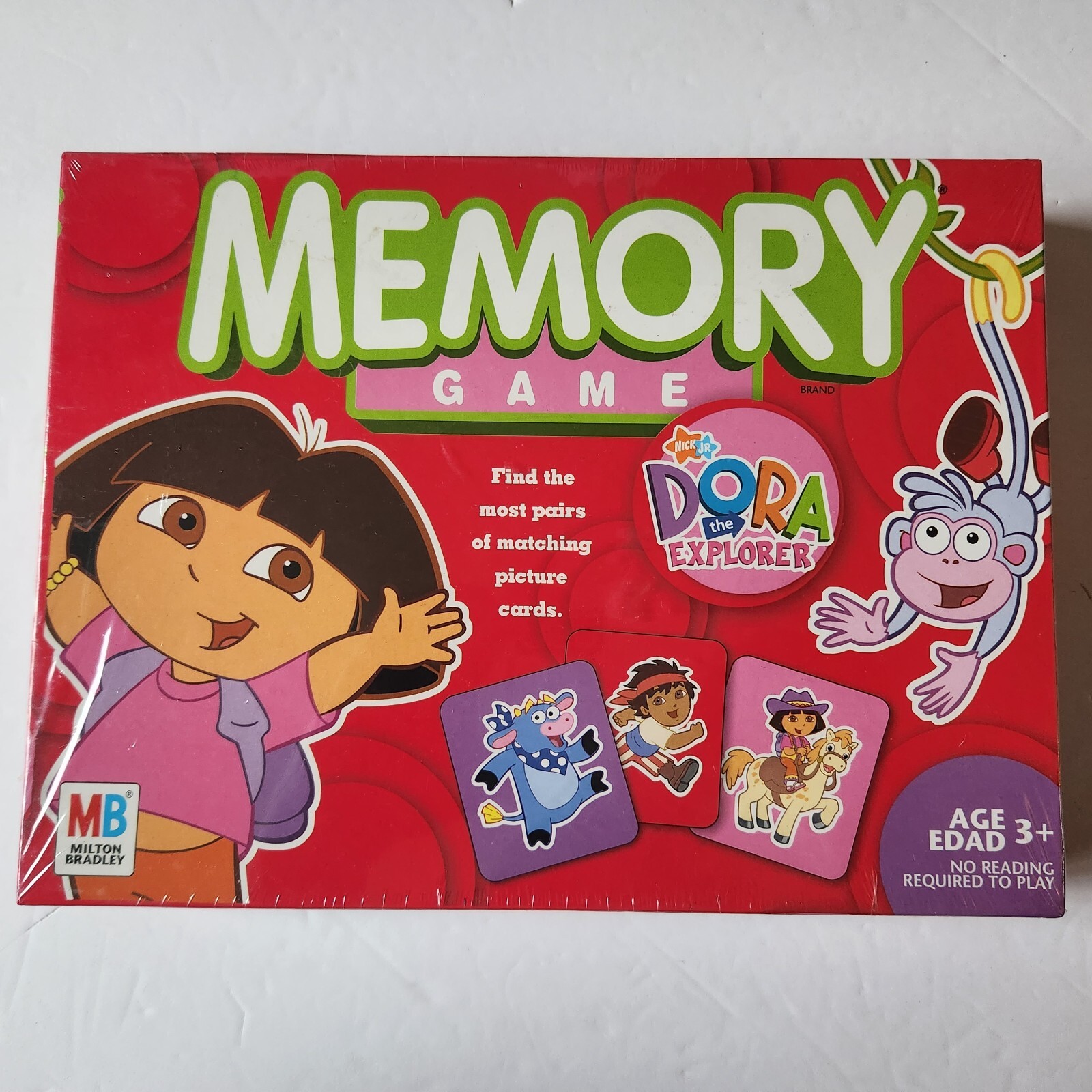 Dora the Explorer Memory Matching Game 2004 (Brand New, Sealed) Milton Bradley