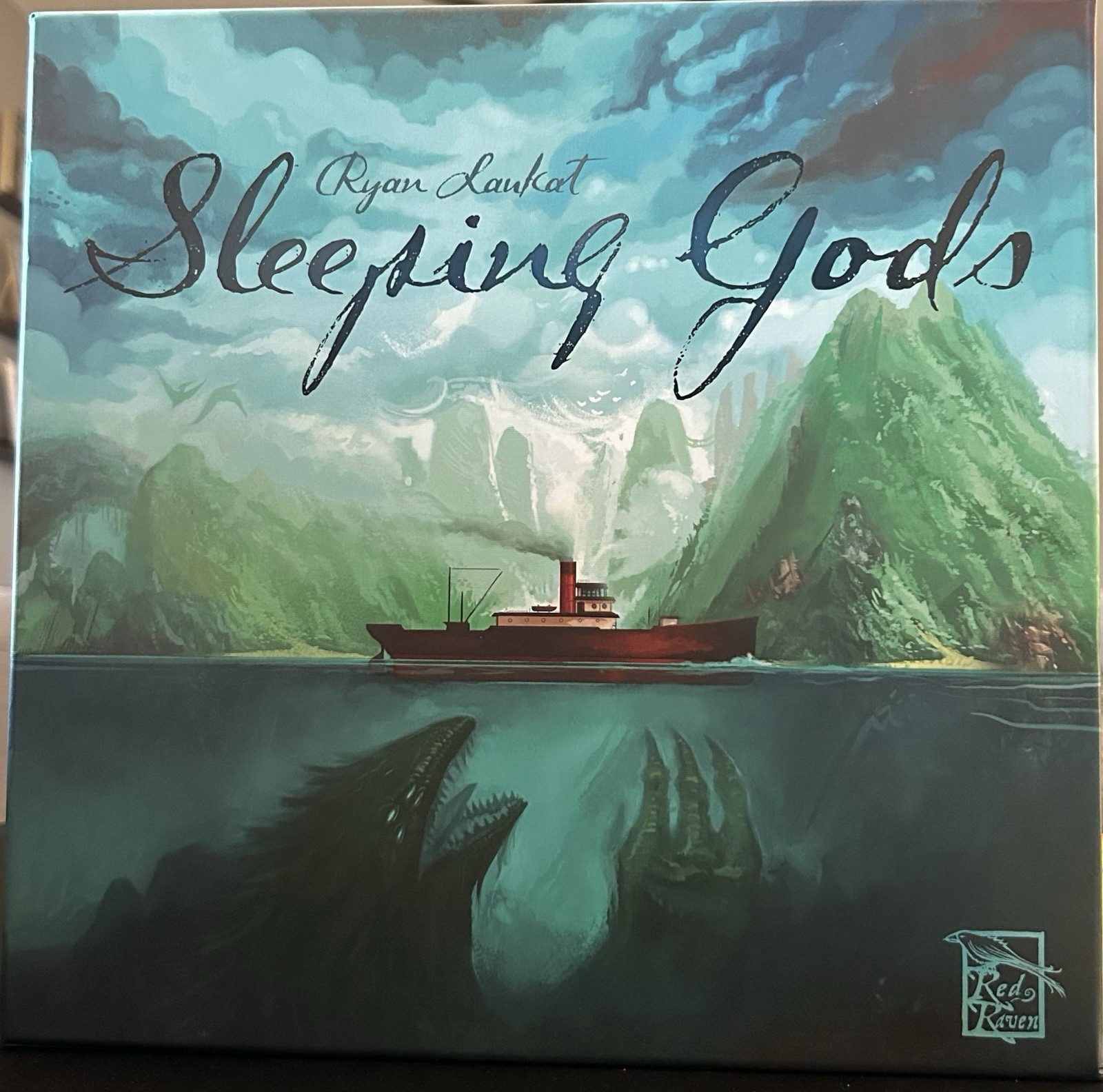 Sleeping Gods Board Game Red Raven Complete VG