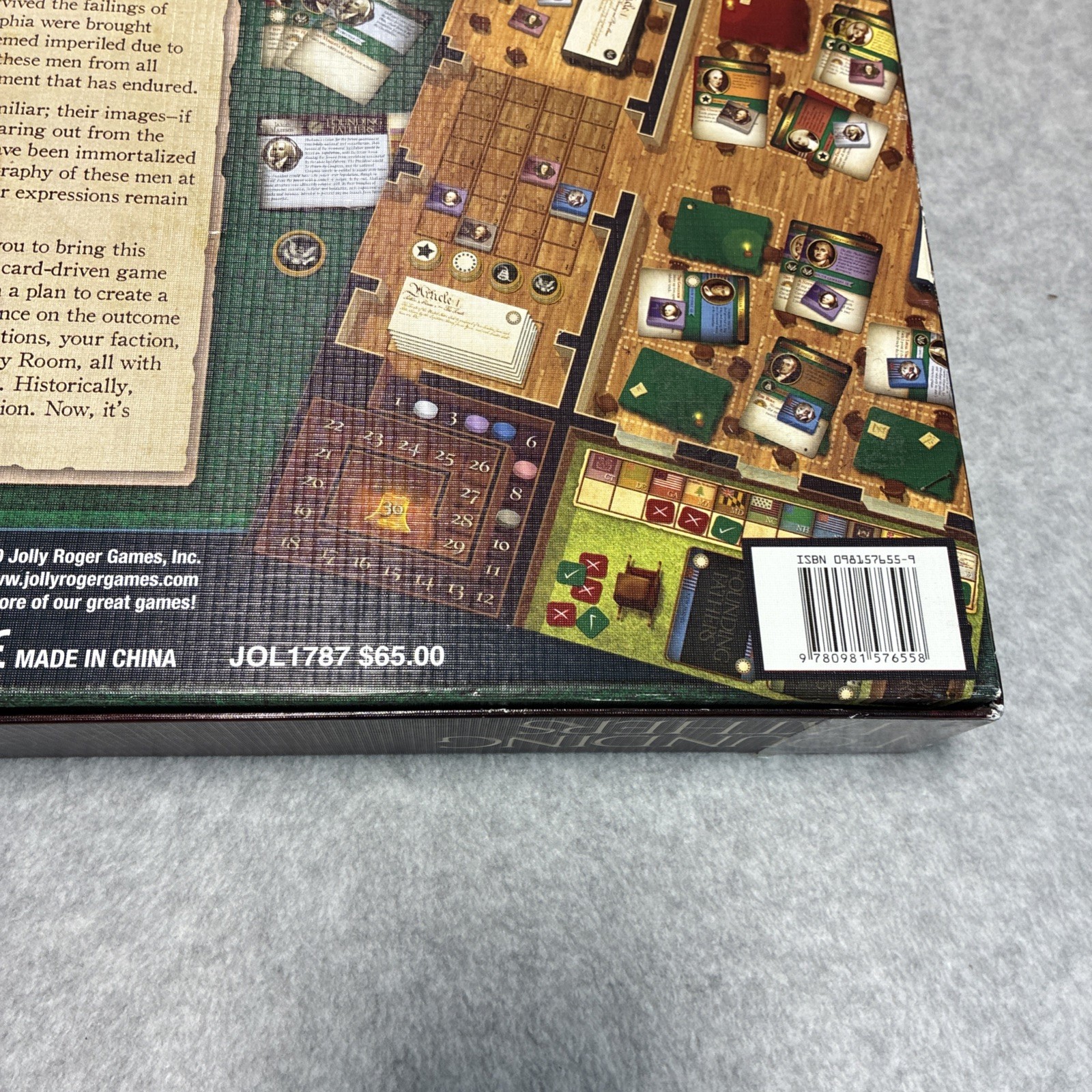 2010 Founding Fathers Statesmanship Board Game Jolly Roger’s Games Complete