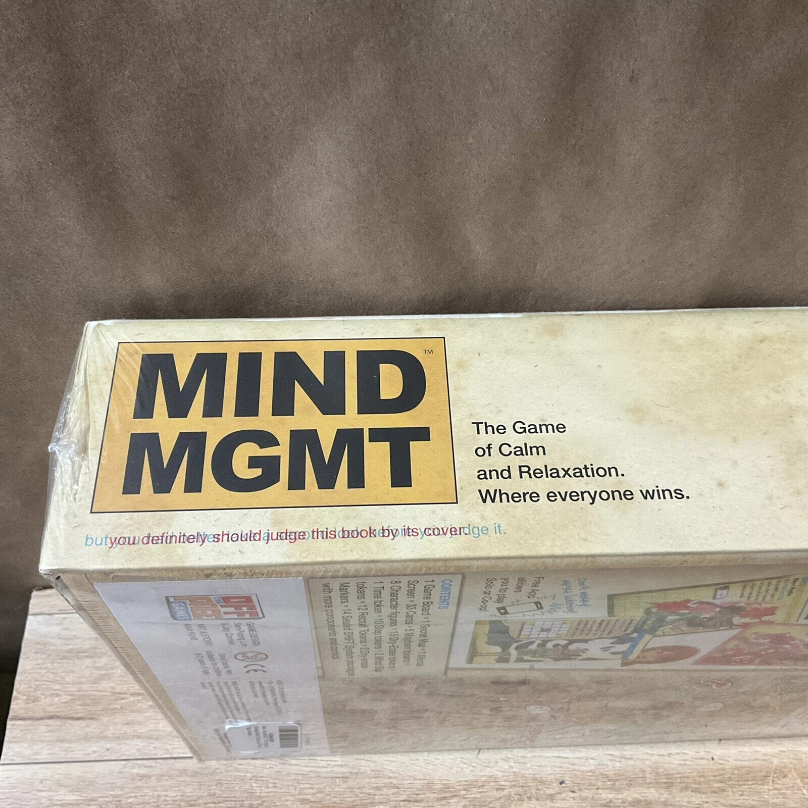 Mind MGMT Psychic Espionage Board Game NEW Sealed Off The Page Games