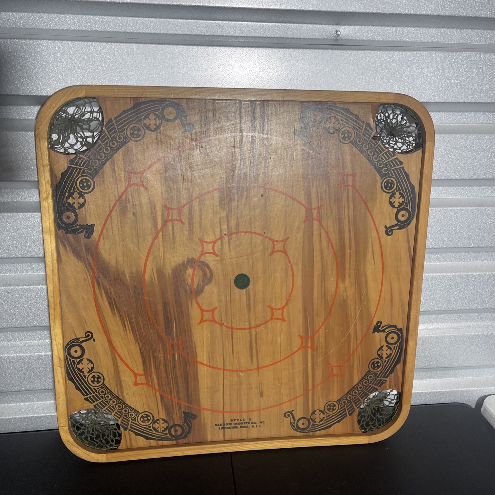 1934-1947 Vintage Viking Boats Carrom Board Style Q Carrom Industries Ludington