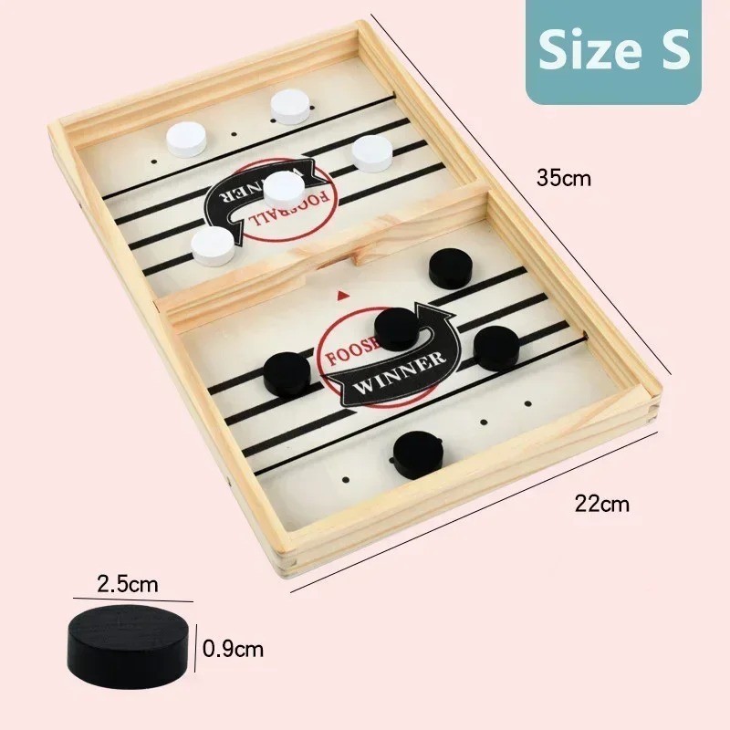 Fast Sling Puck Board Game Table Hockey Foosball Toys For Family Children*