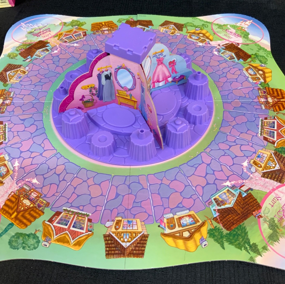Disney Princess Gowns & Crowns Game, 42310, Milton Bradley, 2005 Hasbro