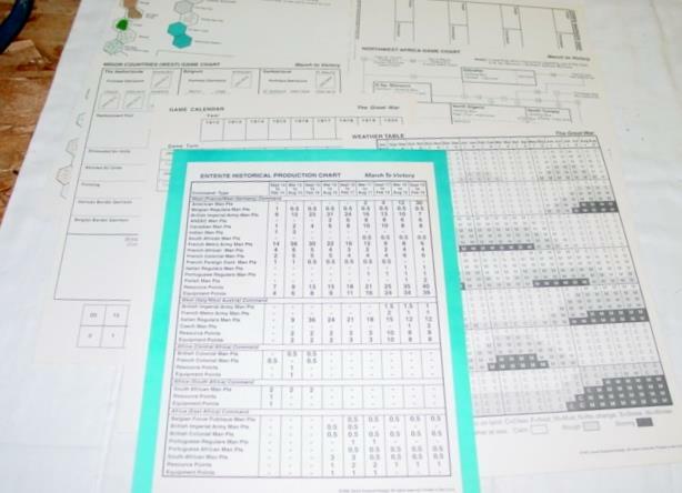 GRD game – March to Victory – West Front 1914-1916 (UNPUNCHED) Color Box Edition