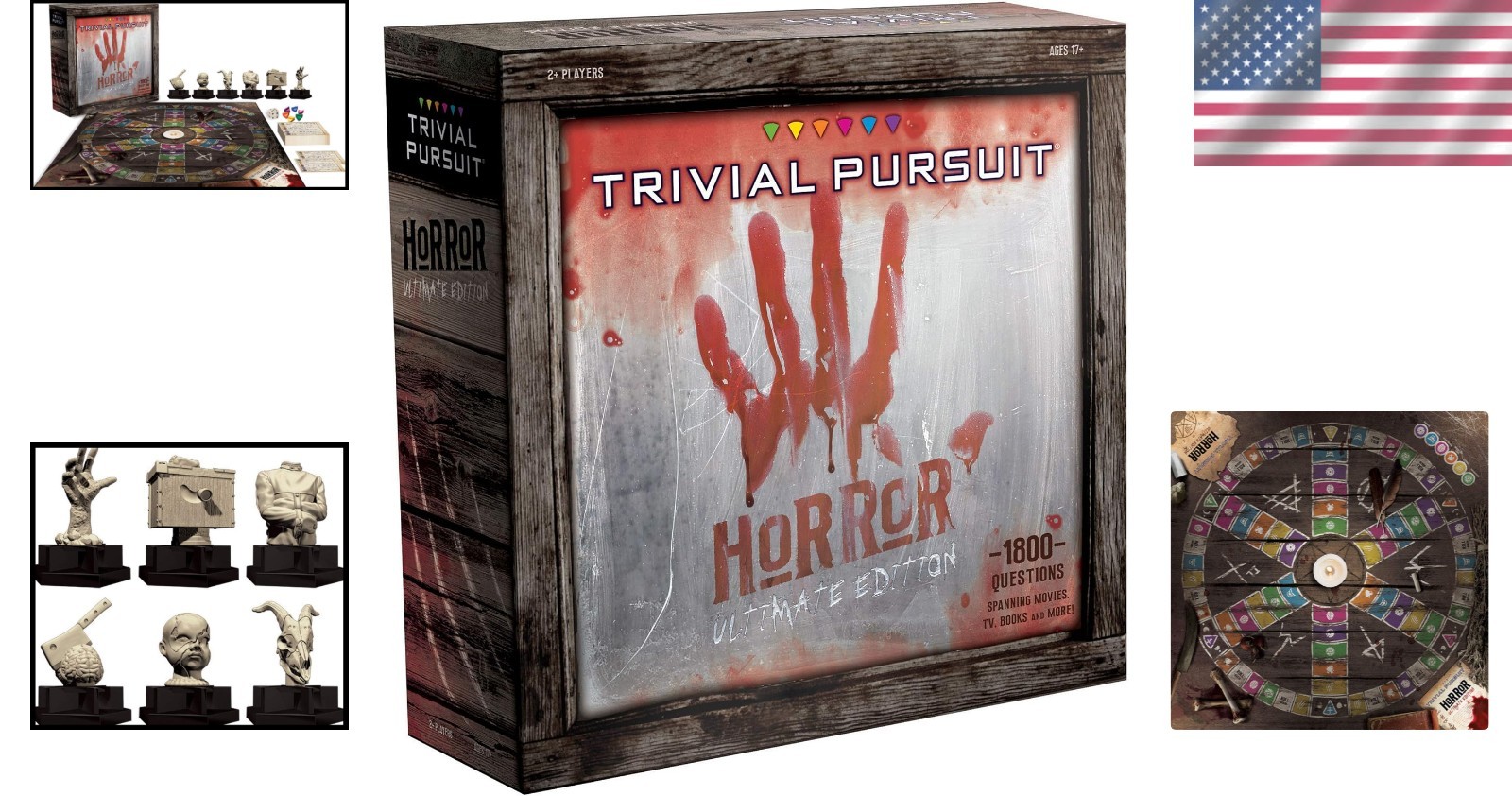 Horror Trivia Challenge: Trivial Pursuit Ultimate Edition with 1800 Questions