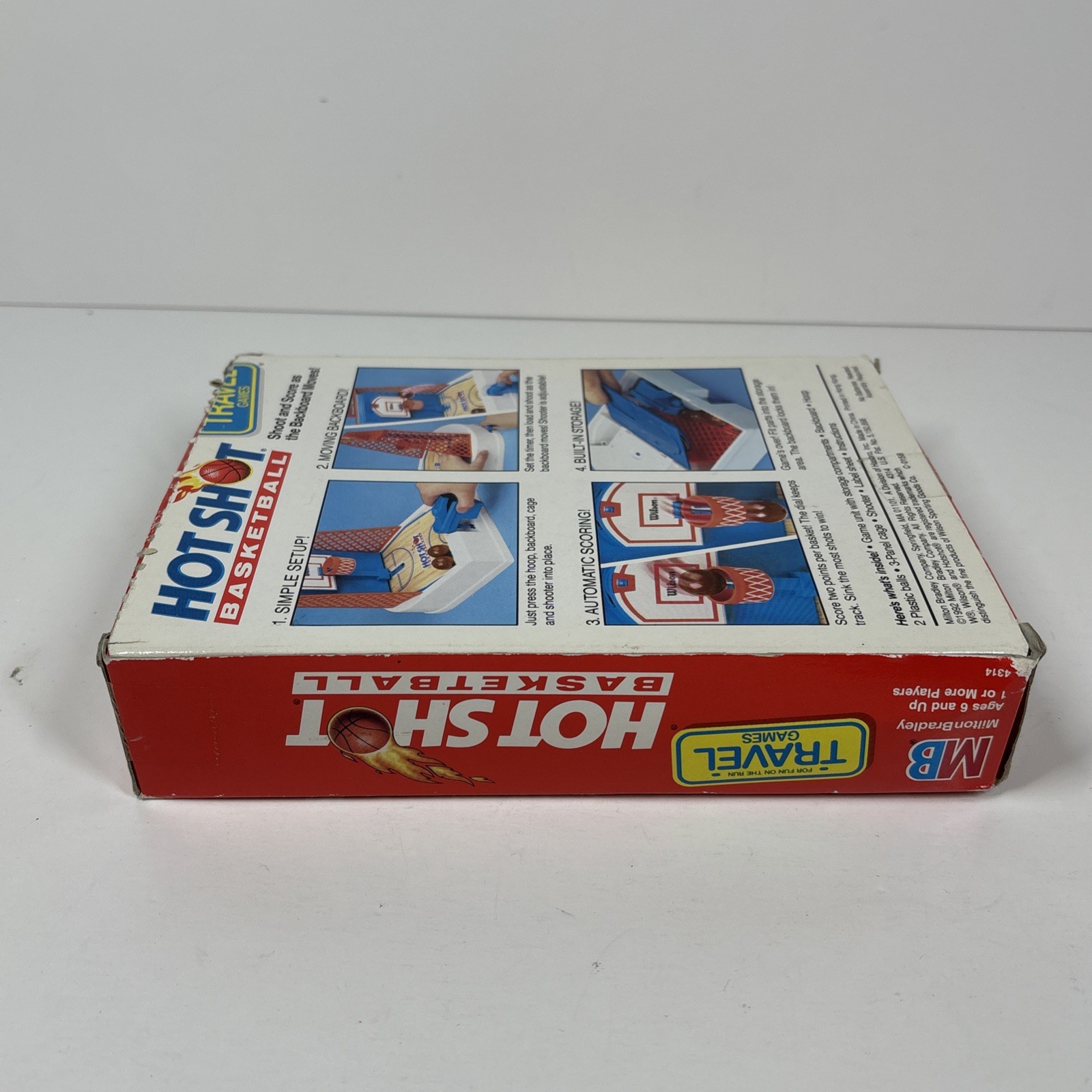1992 Milton-Bradley Motorized Hot Shot Basketball Travel Game New & Sealed