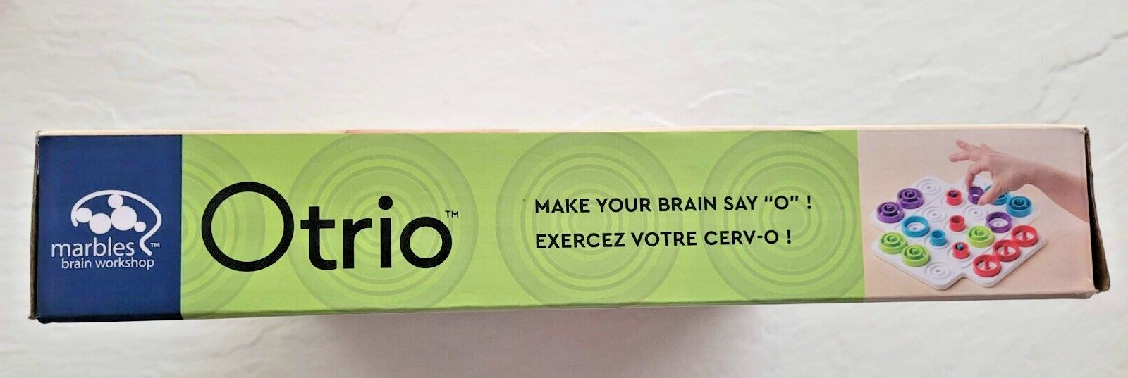 Otrio Game Marbles Brain Workshop Complete French English Instructions Award Win