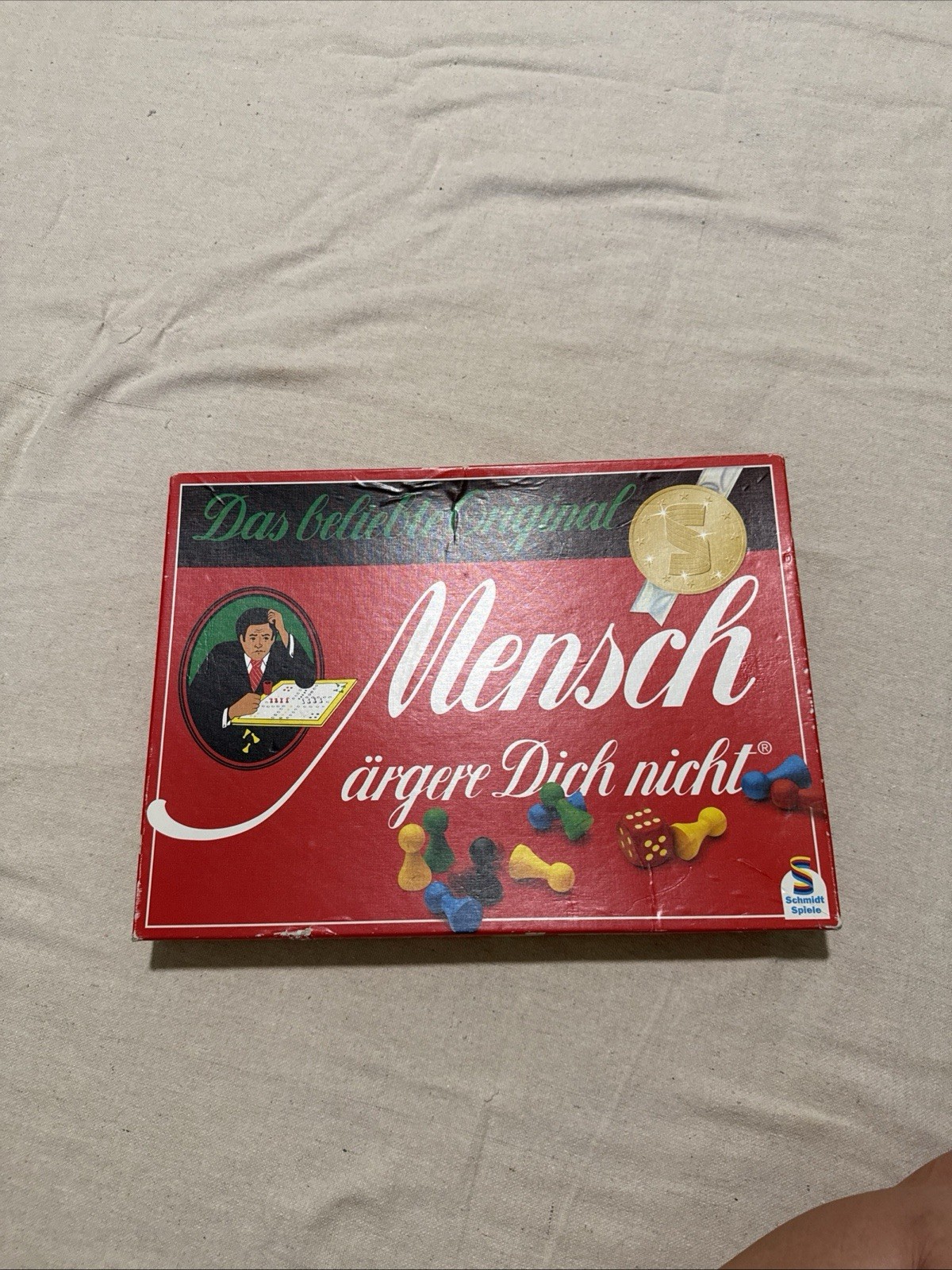 Vintage Schmidt Spiele Mensch Argere Dich Nicht Board Game Completed