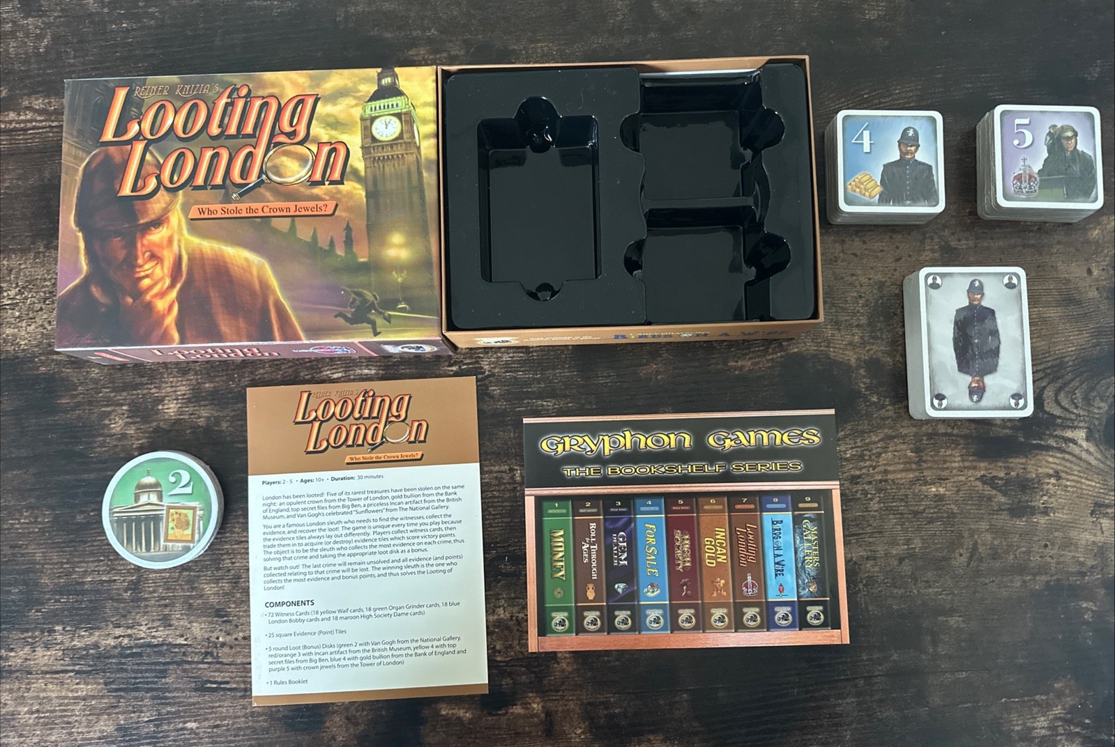 Looting London Card Game Eagle-Gryphon Games Open BX BRAND NEW ABU Games see Pic