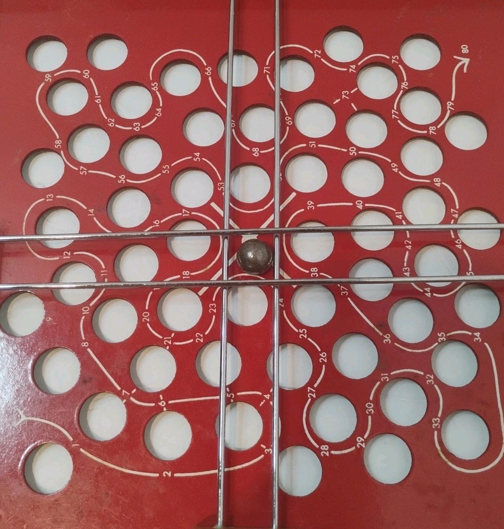 RARE Vintage 1971 Brio Of Sweden Fork-Labyrinth Board Game Gaffel-Labyrint