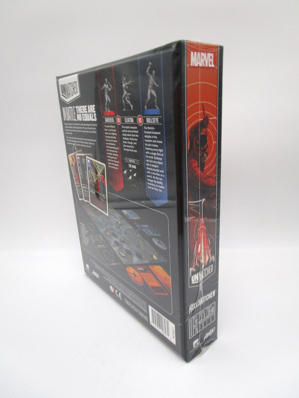 Unmatched: MARVEL HELLS KITCHEN Board Game Sealed Daredevil Elektra Bullseye NIB