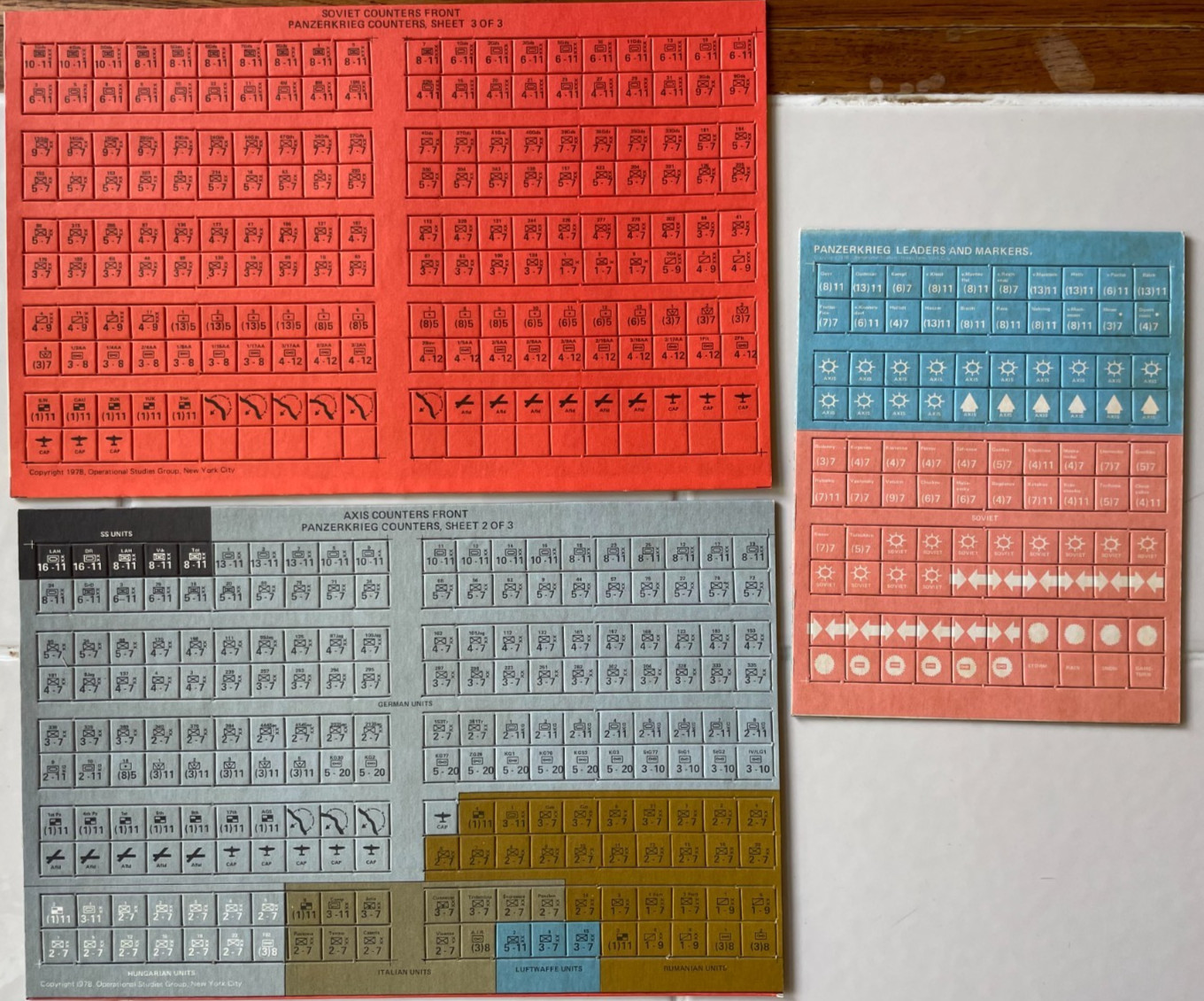 PANZERKRIEG: von Manstein &…- OPERATIONS STUDIES GROUP OSG -COMPLETE UNPUNCHED