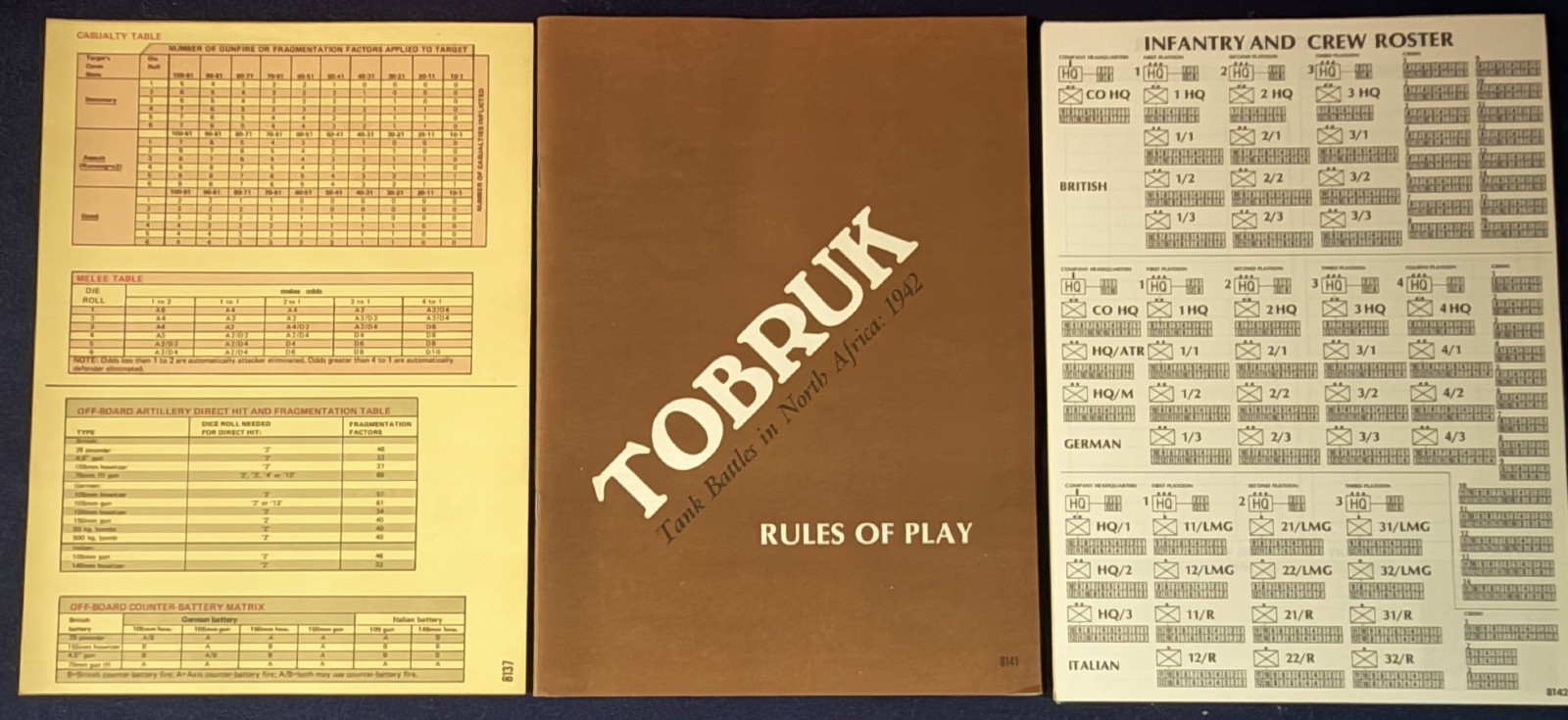 AH TOBRUK 1975 Limited Edition for Origins 1 Convention – punched, complete