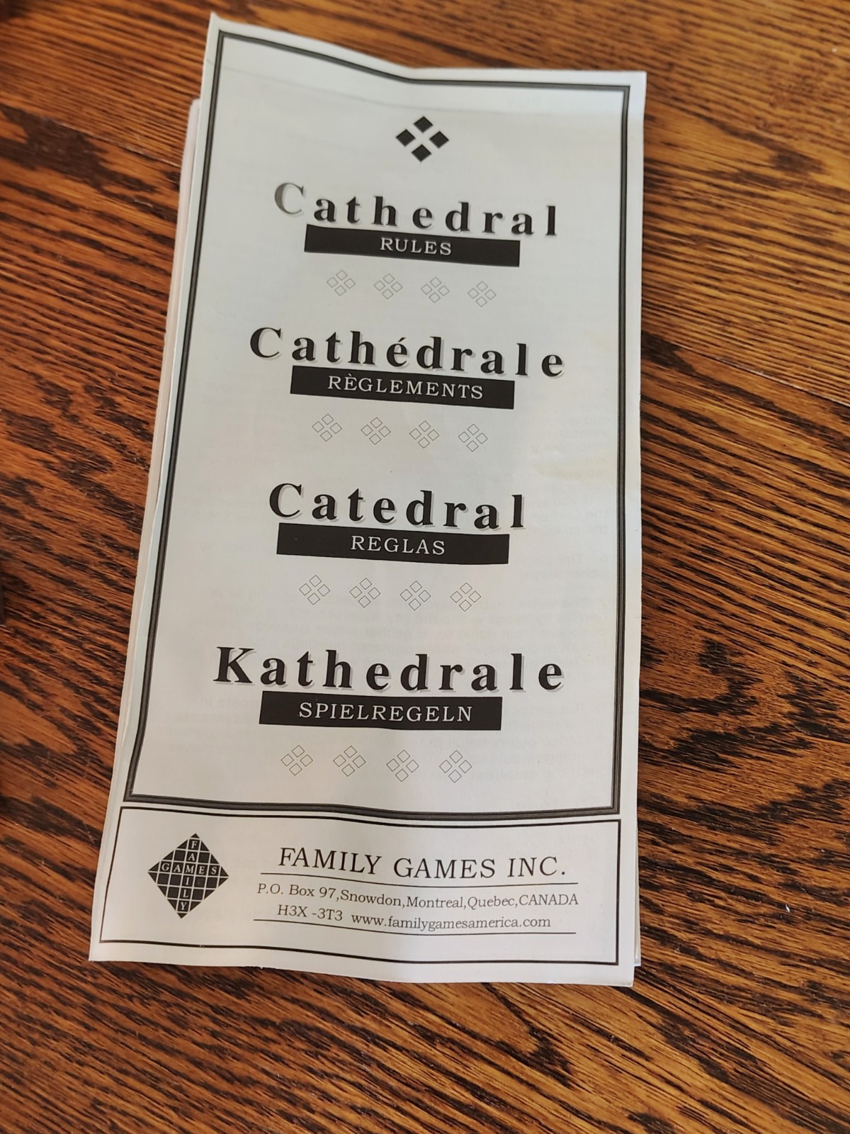 Cathedral Strategy Game Wooden Pieces Medieval Board Game Family Games Vtg 1997
