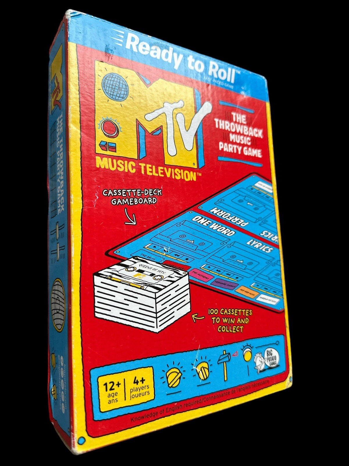 Vintage 1980s BIG POTATO GAMES MTV THE THROWBACK MUSIC PARTY GAME