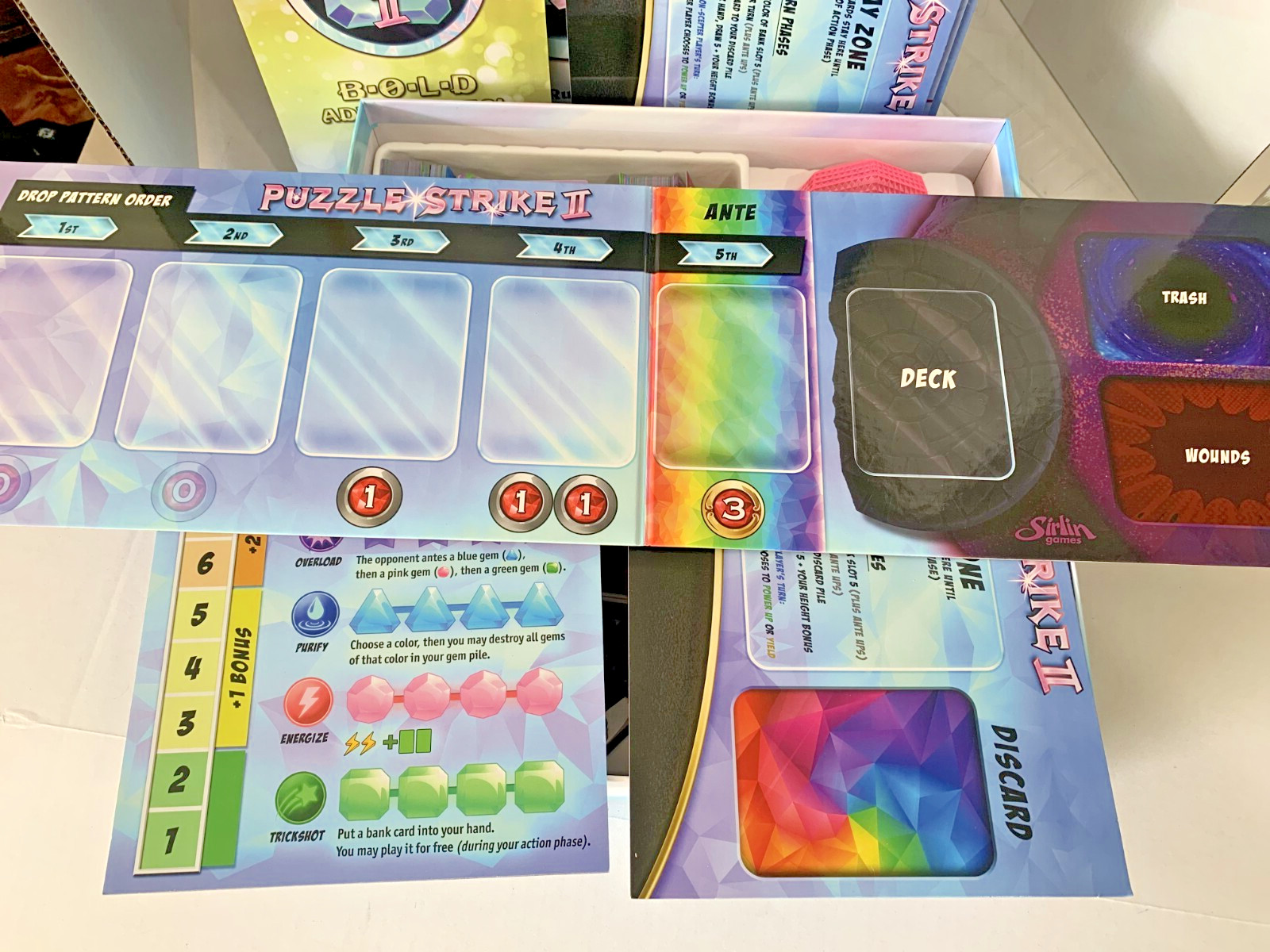 Puzzle Strike II 2 Sirlin Games Kickstarter Edition + Expansion Puzzle Fighter