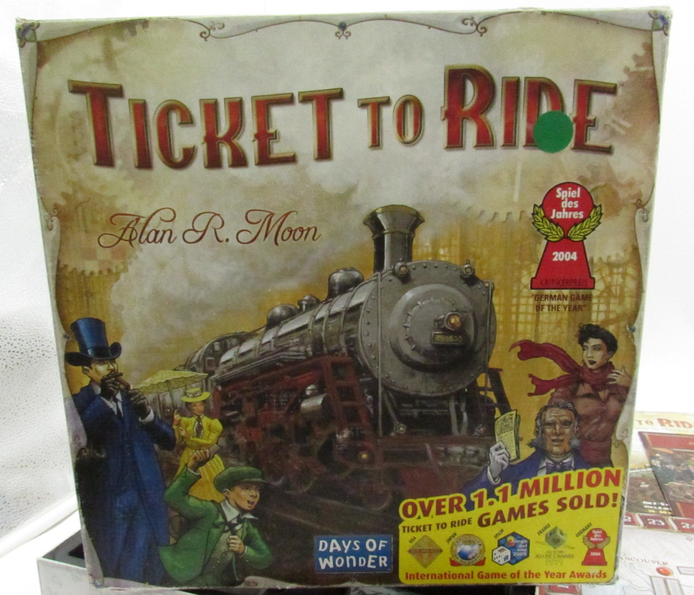 Ticket To Ride Days Of Wonder Board Train Game Alan Moon 2007 Travel Adventure
