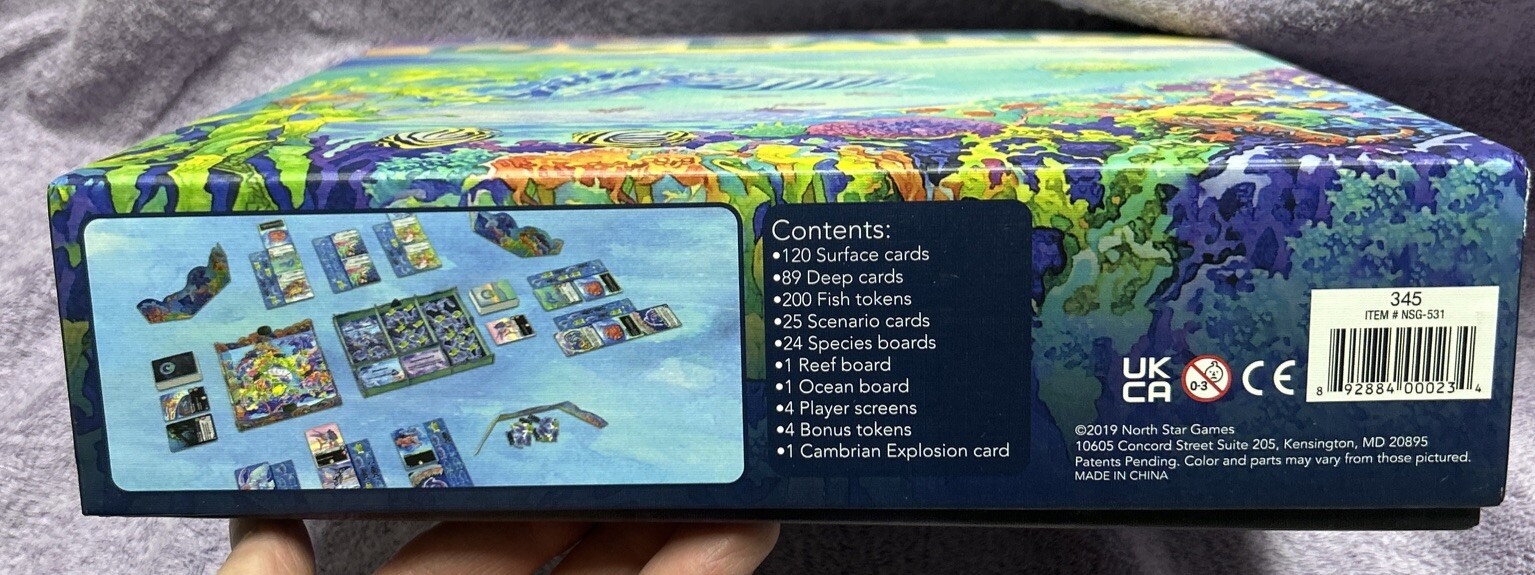 OCEANS, North Star Games 2019 Board Game (Limited Ed) Complete Excellent Shape!